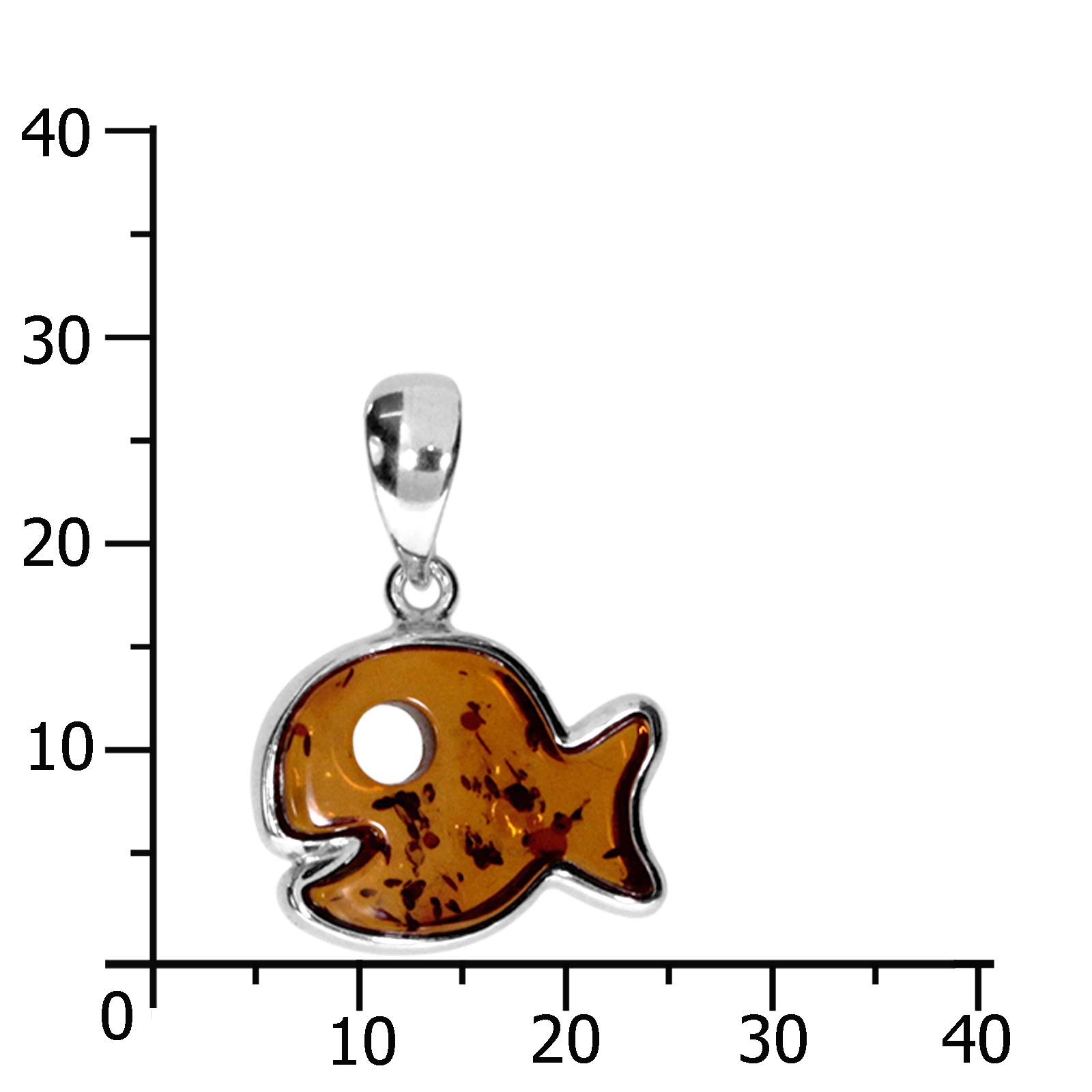 OSTSEE-SCHMUCK Kettenanhänger »Ostsee-Schmuck Anhänger Fisch Anhänger Fisch«, (1 tlg.)