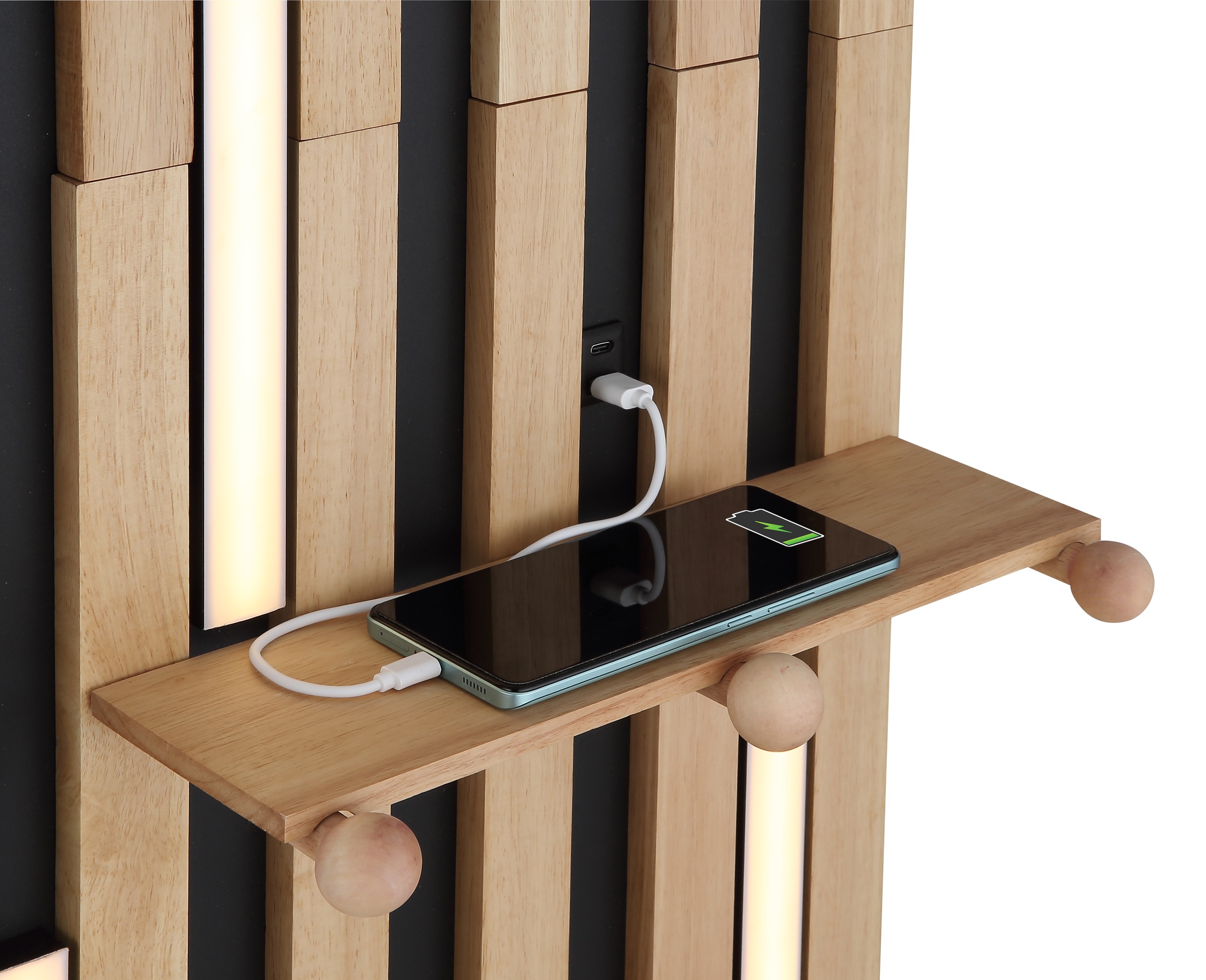 GLOBO LIGHTING Wandleuchte »DUANE« LED-Modul 1 Stk. Warmweiß Wandlampe Wand Wohnzimmer Flur Wandbeleuchtung