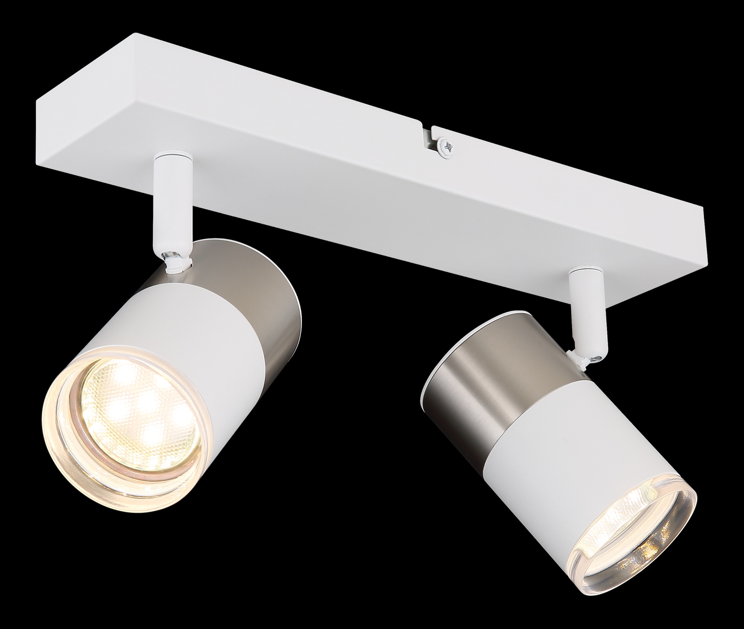 GLOBO LIGHTING Deckenstrahler »BRISBON«, Leuchtmittel GU10 | ohne Leuchtmittel, Deckenspot/weiß/ LxBxH: 260x60x120mm/Flur