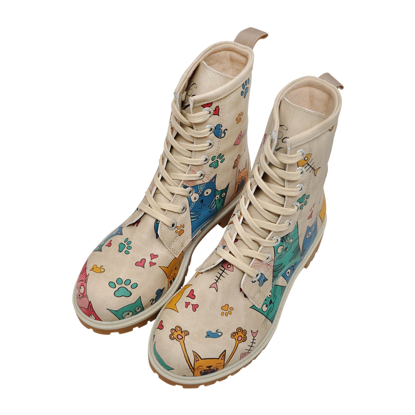 DOGO Schnürboots "Boots Cat Lovers Damen Boots / Female", Vegan günstig online kaufen