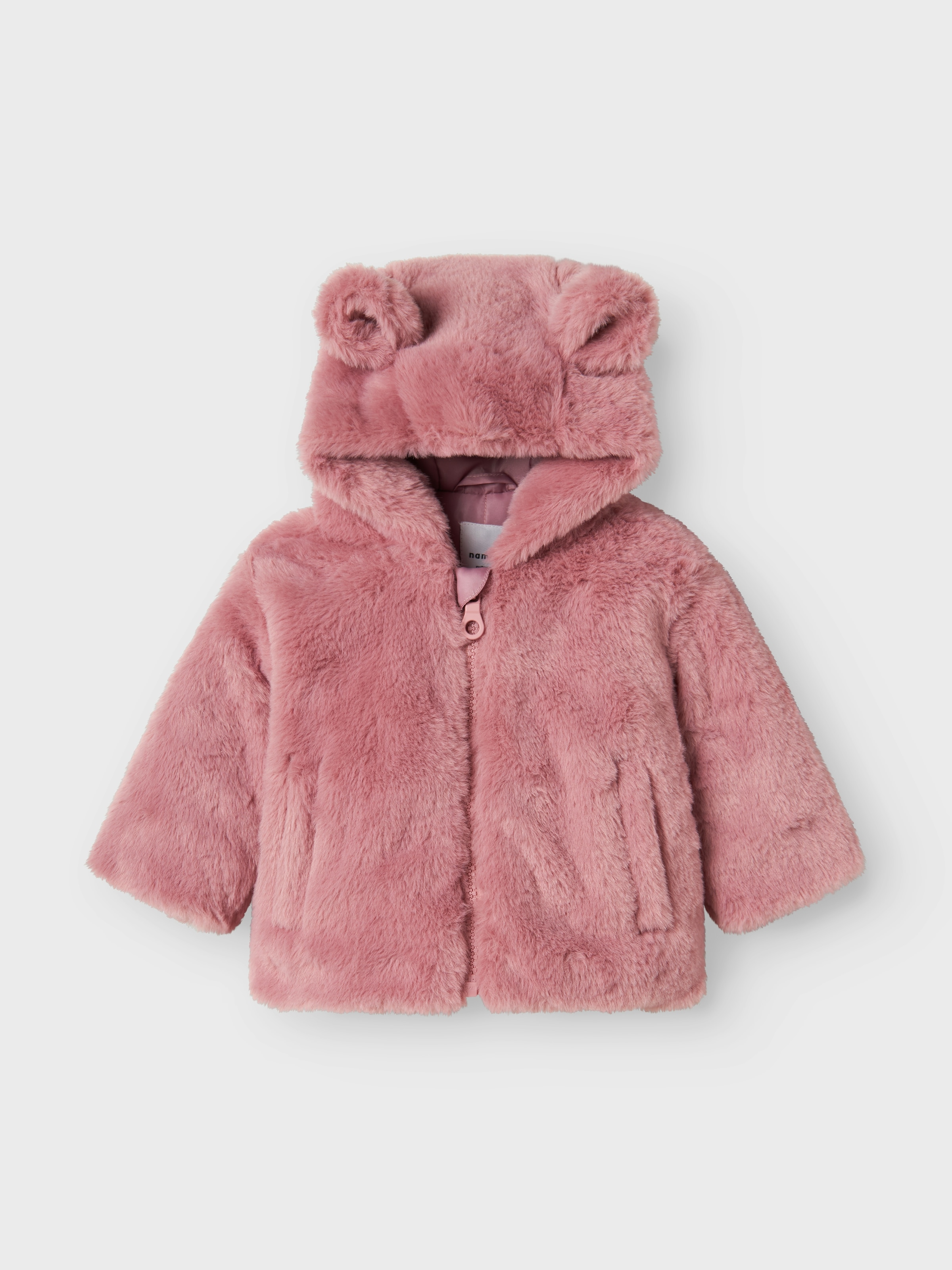 NAME IT Mädchen Winterjacke "NBFMILA JACKET HOOD PB", lila, Gr. 68, unifarben, Web, Obermaterial: 100% Polyester, Jacken