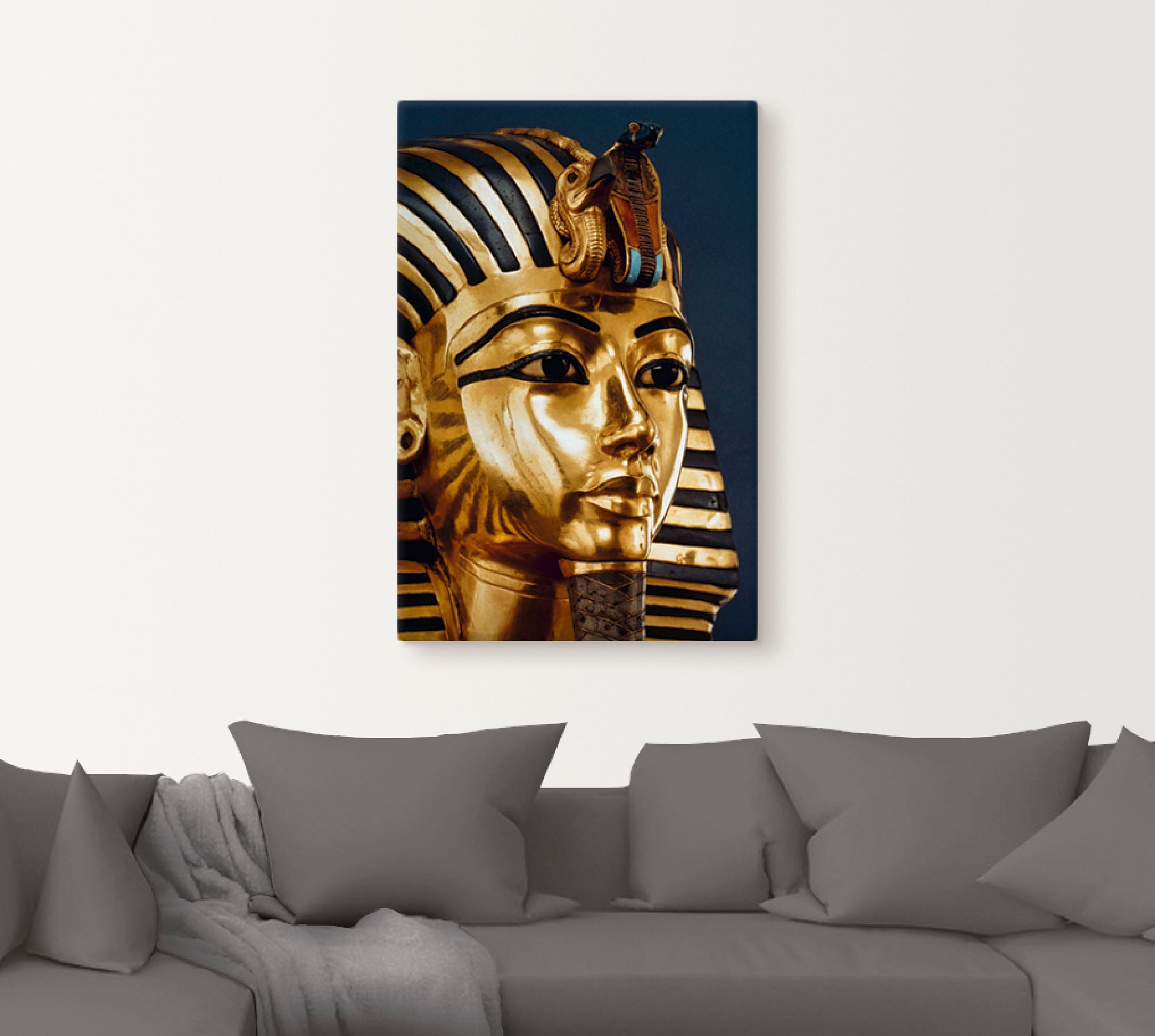 Artland Wandbild »Grabmaske von König Tutanchamun«, Menschen, (1 St.), als Alubild, Outdoorbild, Leinwandbild, Poster in verschied. Größen
