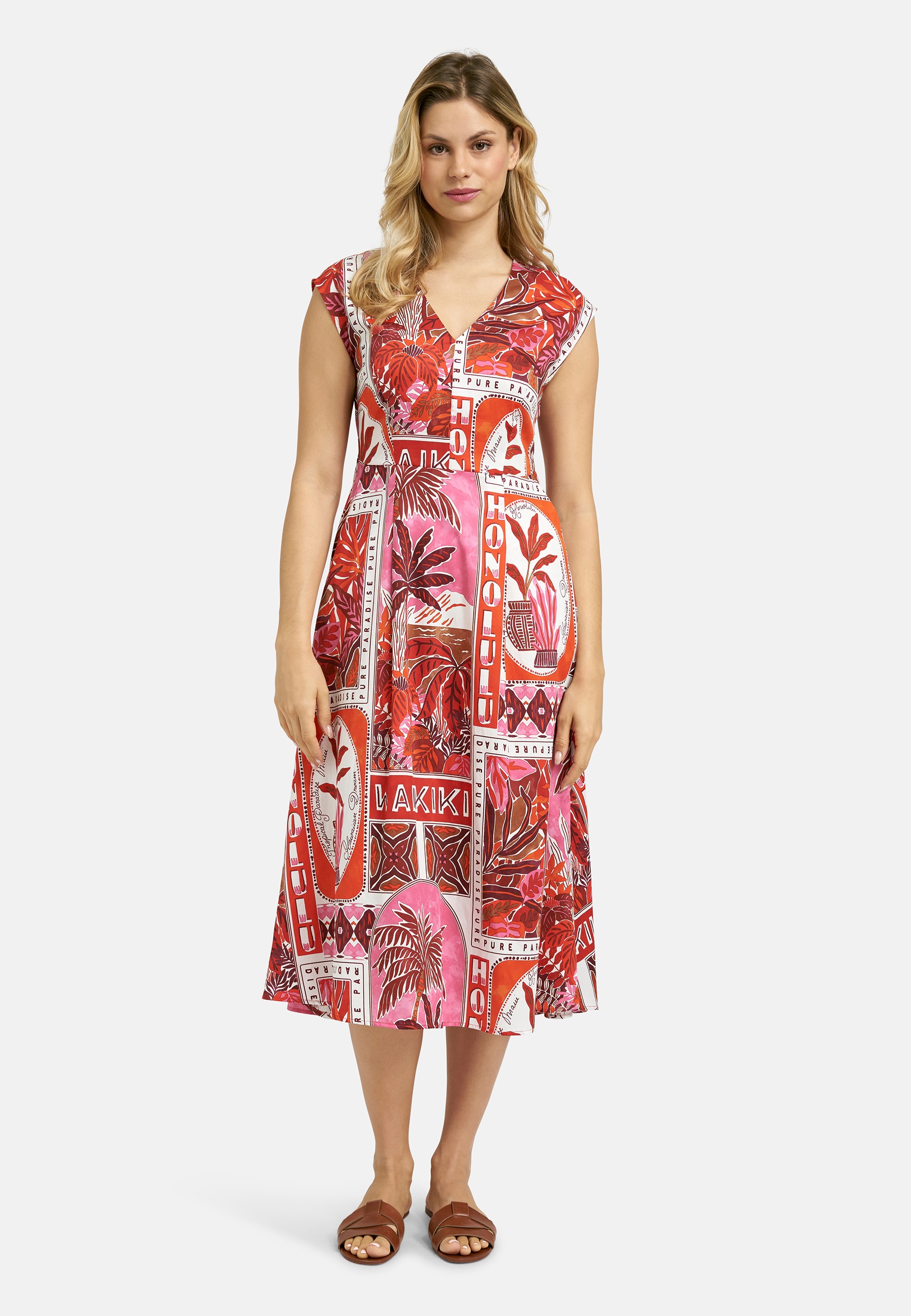 Milano Italy Sommerkleid Eingrifftaschen mit Taschen