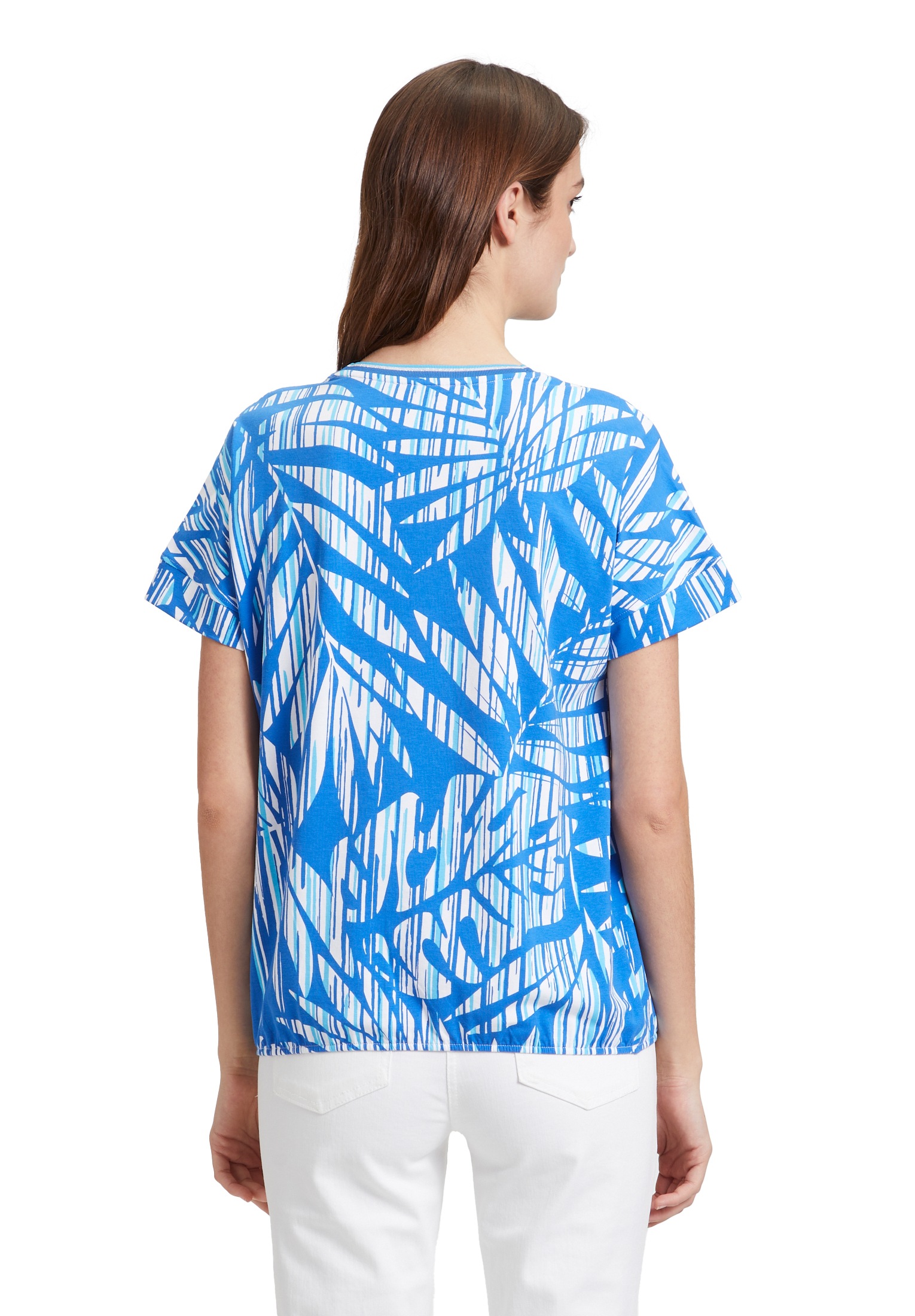 Betty Barclay Kurzarmshirt »Betty Barclay Damen Casual-Shirt mit Gummizug«, (1 tlg.), Glitzersteine