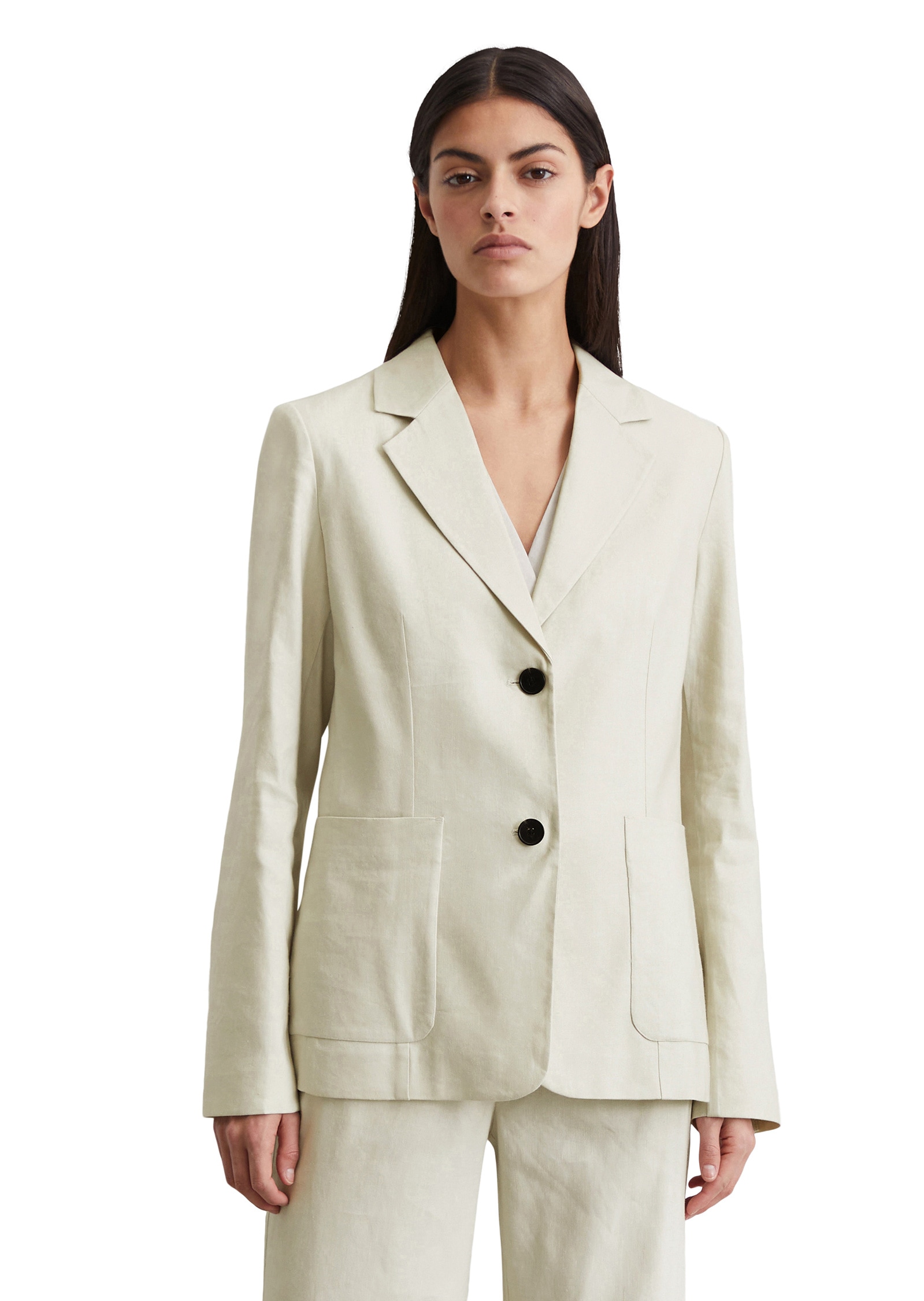 Marc OPolo Longblazer "aus Leinen-Viskose-Stretch" günstig online kaufen