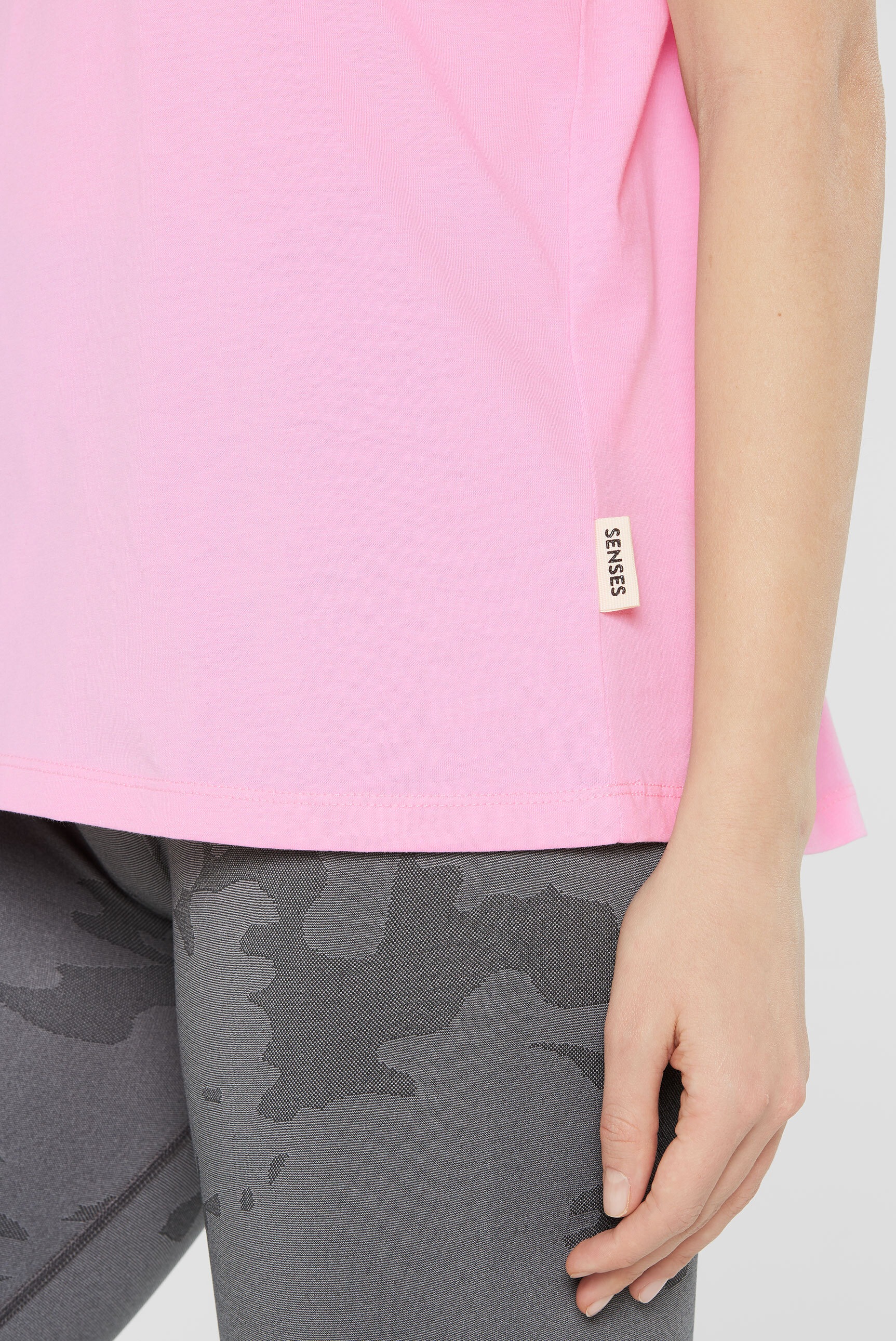 SENSES.THE LABEL Rundhalsshirt, aus Baumwolle
