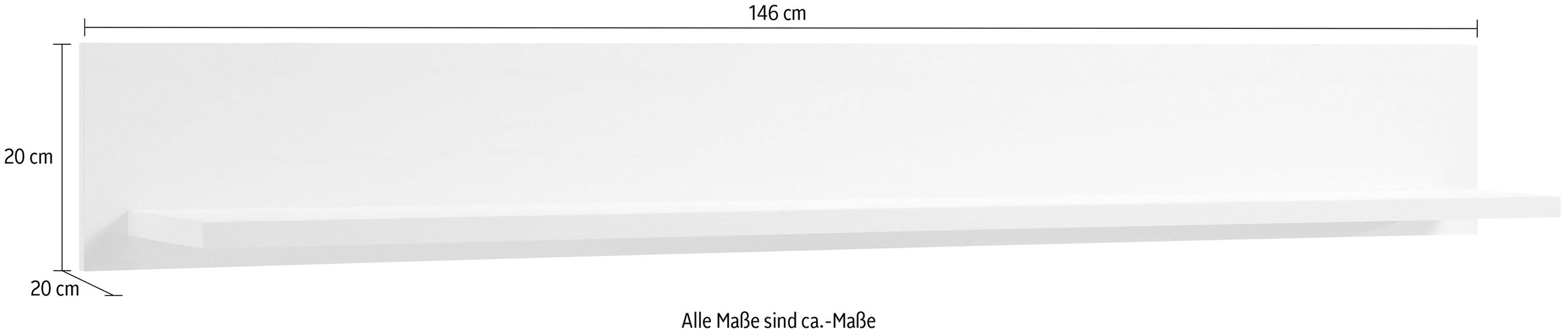 Home affaire Wandregal »Cremona«, Breite 146 cm