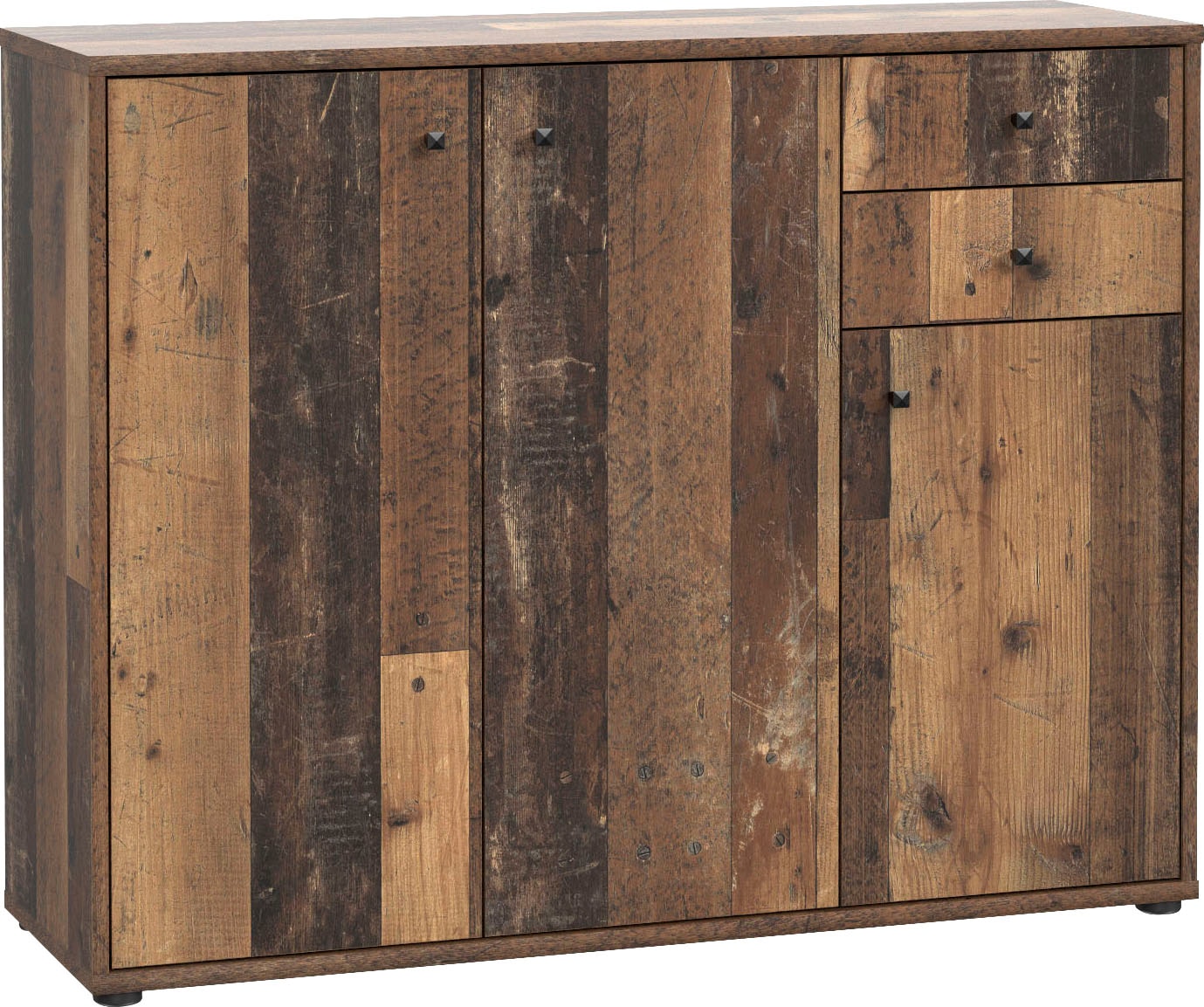 FORTE Kommode "Tempra, Kommode, 3 Türen, 2 Schubkästen, viel Stauraum" Brei günstig online kaufen