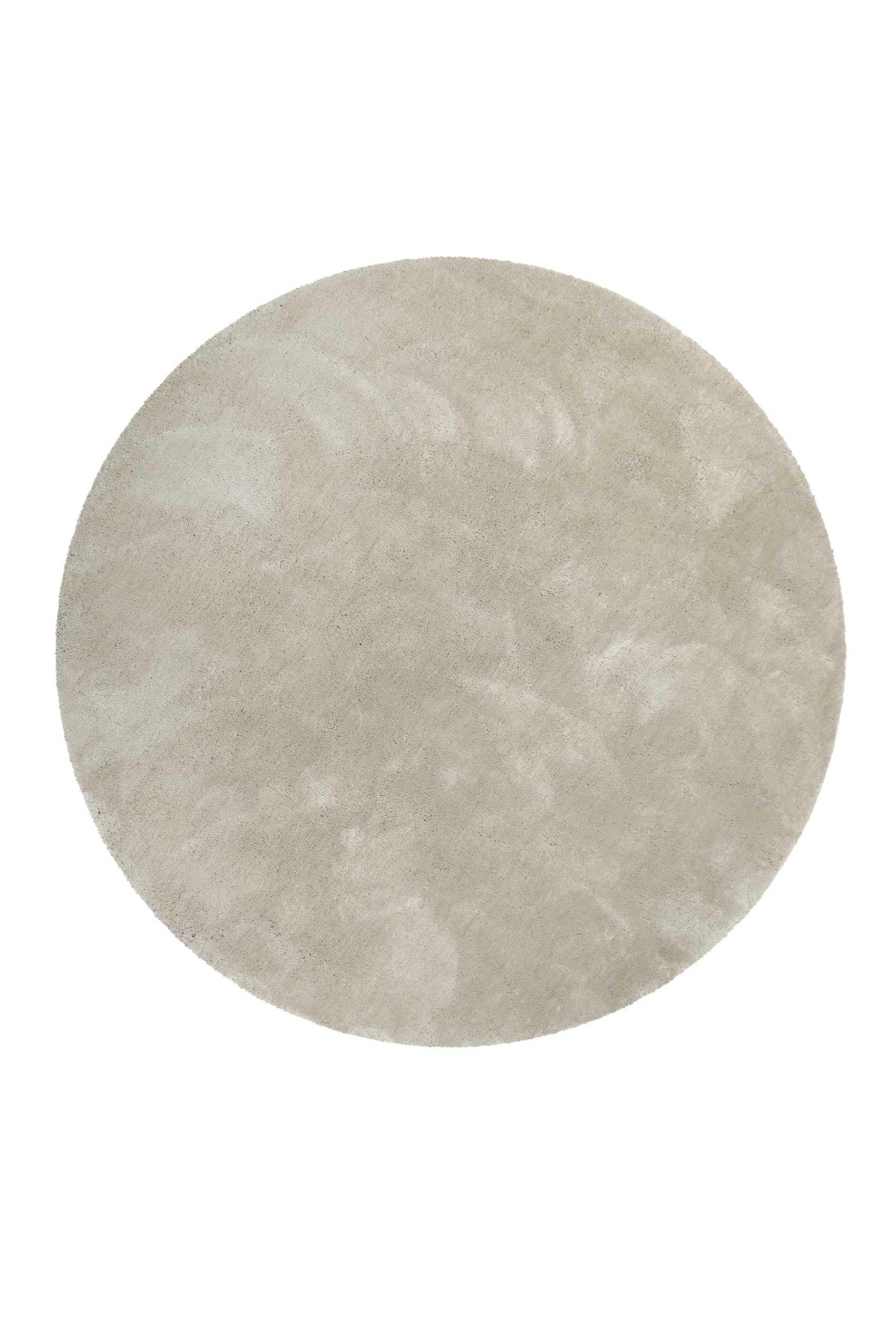 Wecon home Basics Teppich "Emilia" rund 25 mm Höhe Hochflorteppich, getuftet, modern, einfarbig, flauschig, Wohnzimmer