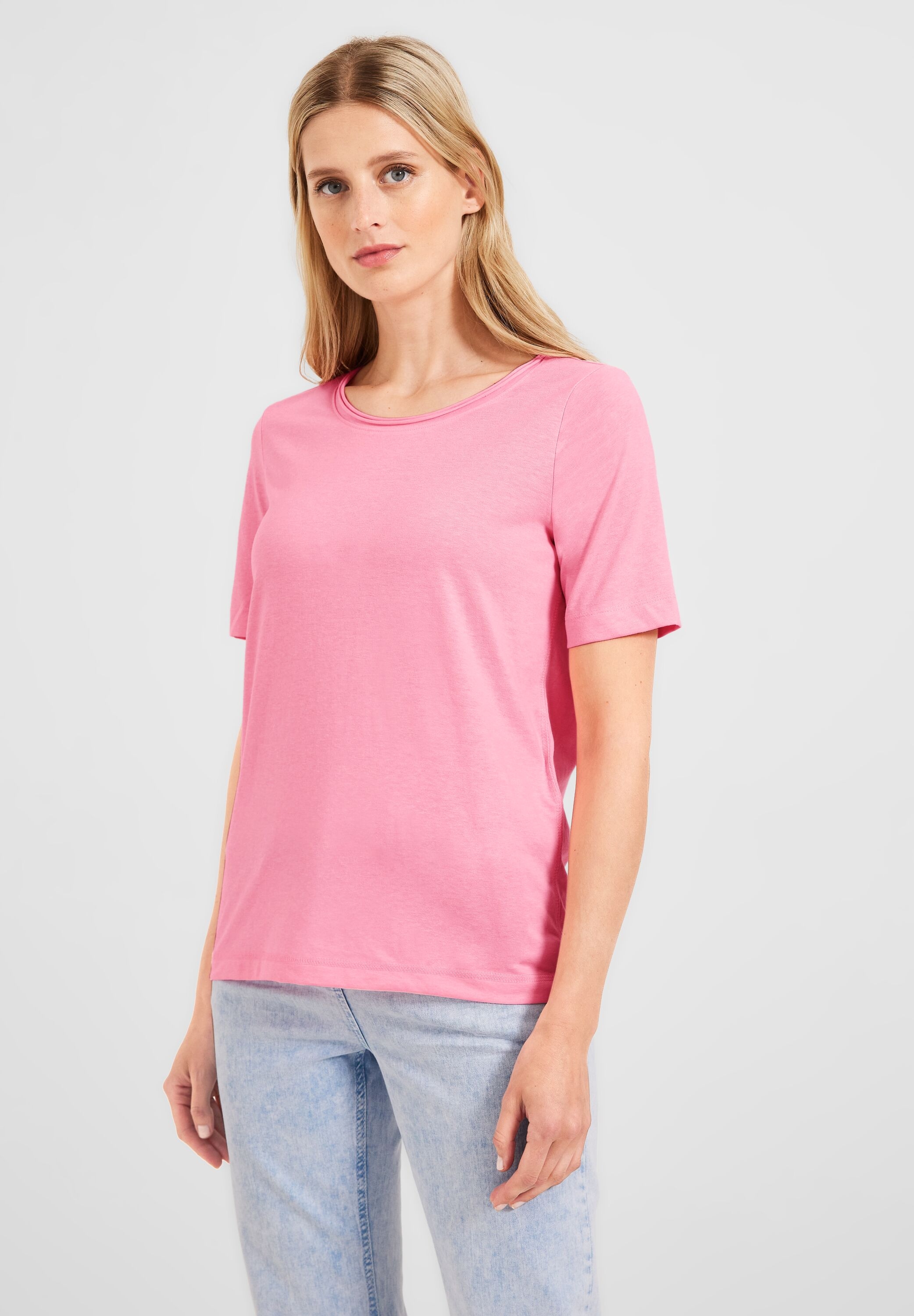 Cecil T-Shirt, für BAUR | kaufen mit Rundhalsausschnitt