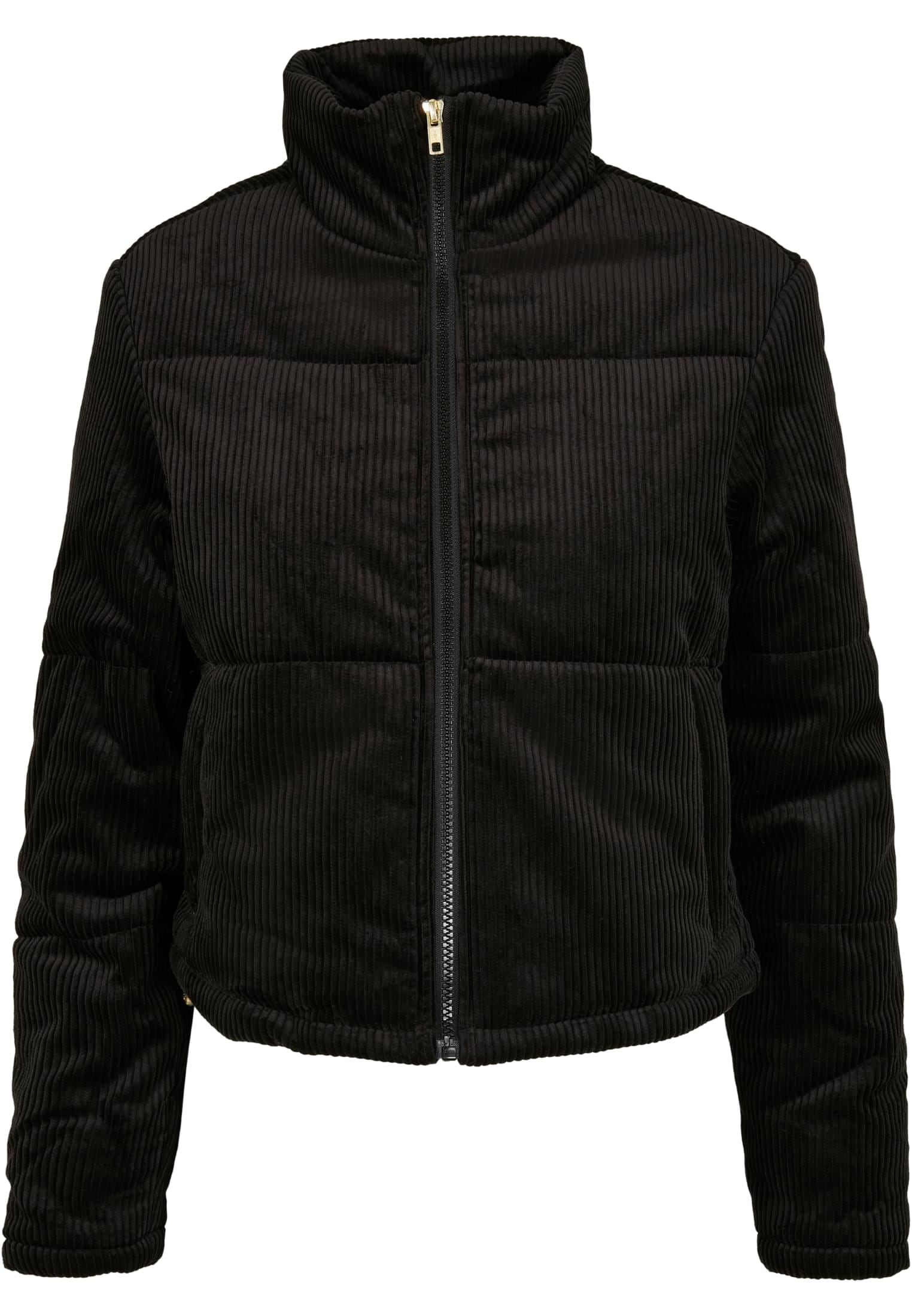 URBAN CLASSICS Winterjacke »Damen Ladies Corduroy Puffer Jacket«, (1 St.), ohne Kapuze