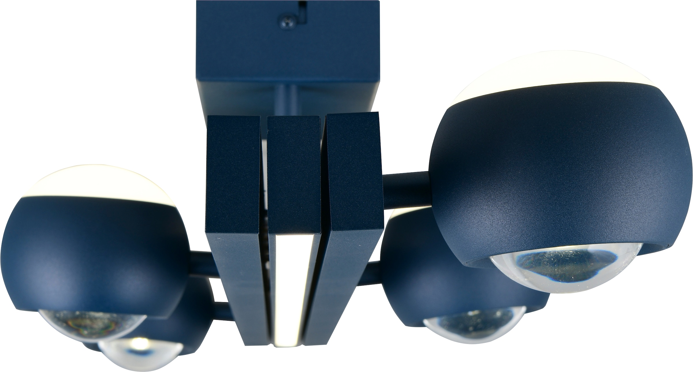 Musterring LED Deckenleuchte »CANNON, 4-flammige LED Deckenlampe 36W 4150Lumen 2300-4000K CCT« LED-Board 1 Stk. Farbwechsler | warmweiß - kaltweiß mit Fernbedienung, ausziehbar, schwenkbare Lichtkegel, dimmbar Memory