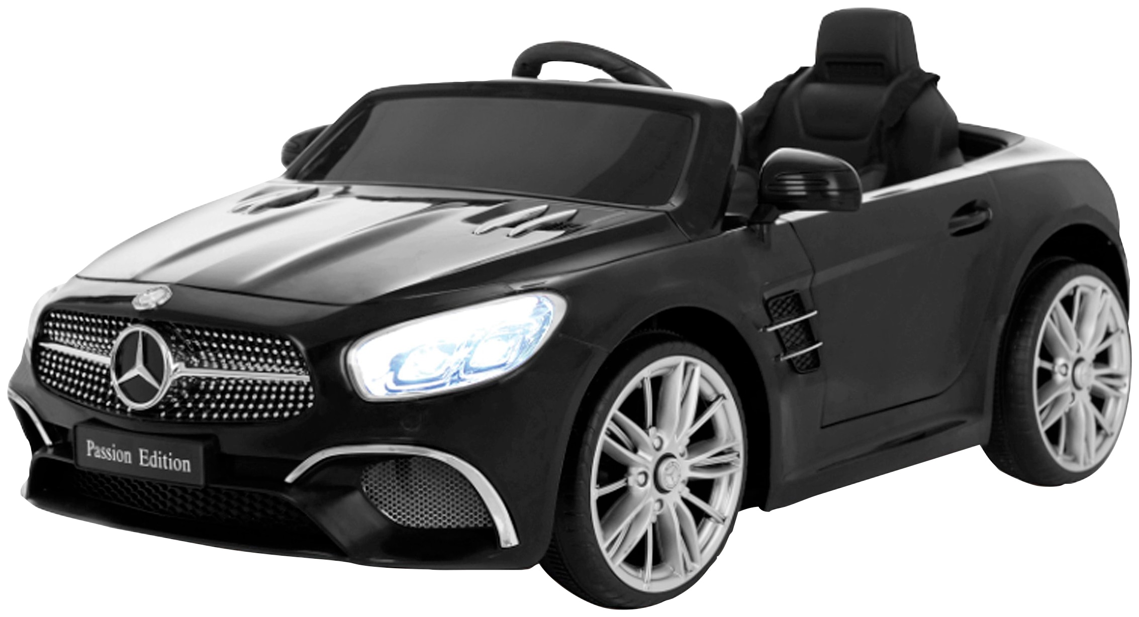 "Elektro-Kinderauto JAMARA ""Ride-on Mercedes-Benz SL 400"", schwarz, Elektro-Kinderfahrzeuge, KinderB:64cm H:46cm T:108cm, Kunststoff, B:64cm H:46cm