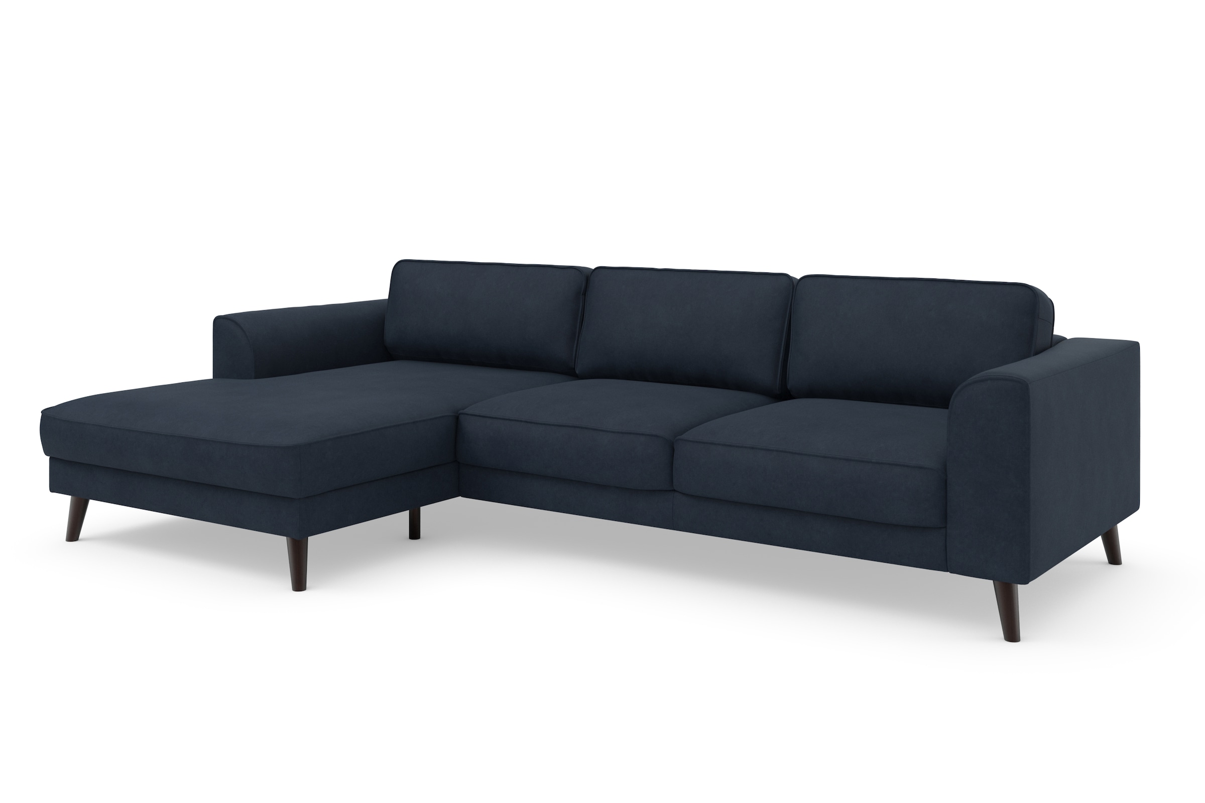 TRENDMANUFAKTUR Ecksofa »Lumber Jack, elegantes Designsofa, zeitlos modern, hoher Sitzkomfort«, wahlweise mit Bettfunktion u. Bettkasten, L-Form