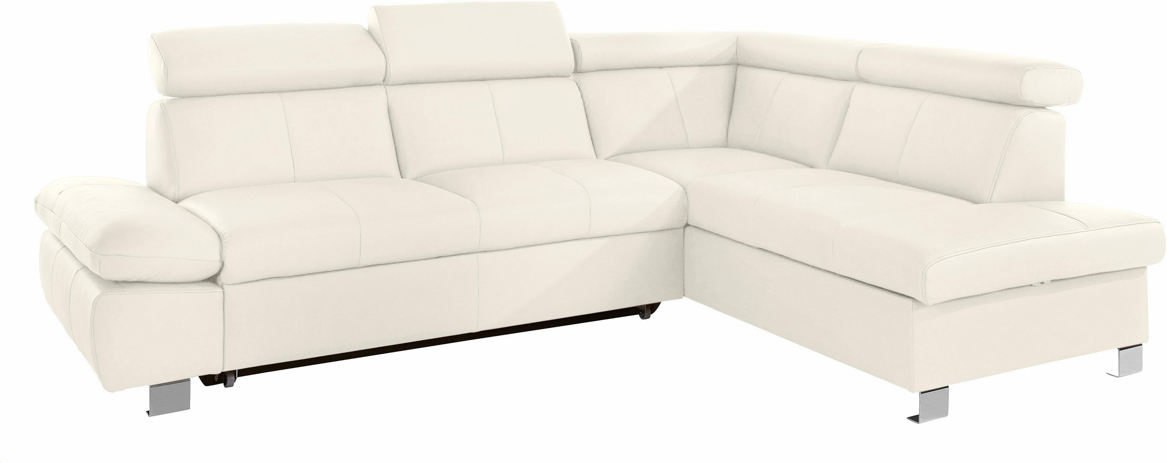 exxpo - sofa fashion Ecksofa »Happy, modern und bequem, L-Form«, inkl. Kopf günstig online kaufen