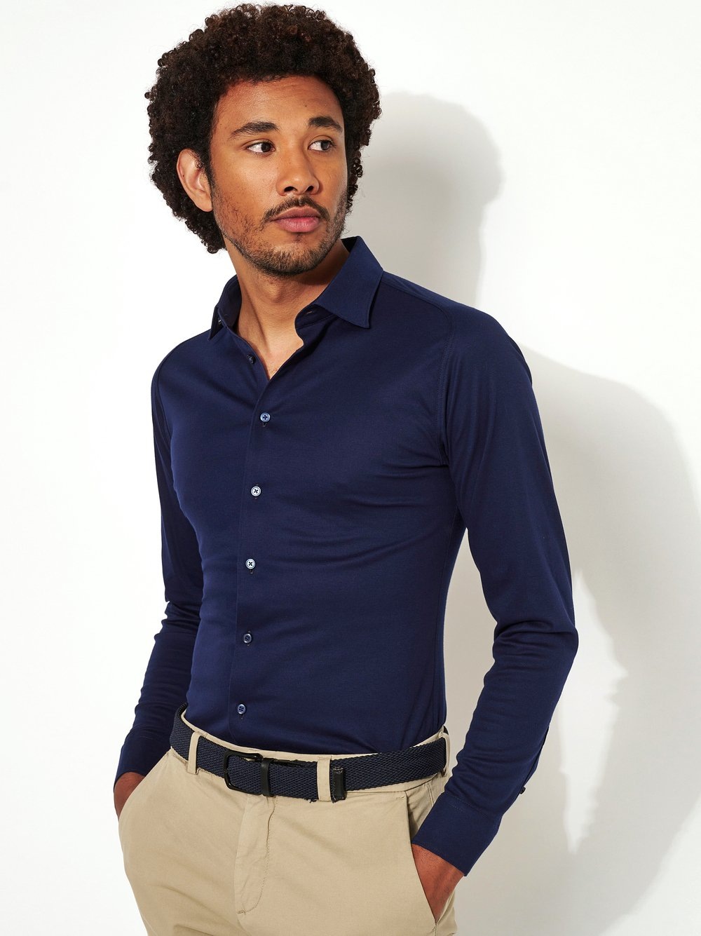 DESOTO Langarmhemd Jerseyhemd Casual Kent langarm günstig online kaufen