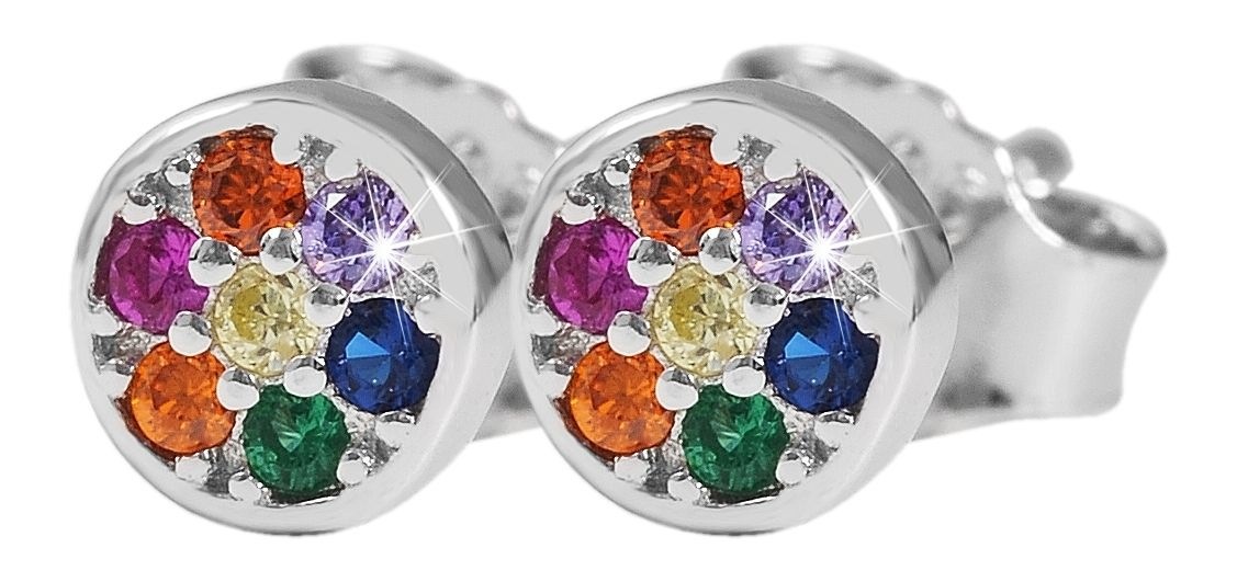 Adelia´s Paar Ohrhänger "Damen Ohrringe – Ohrstecker aus 925 Silber mit Zir günstig online kaufen