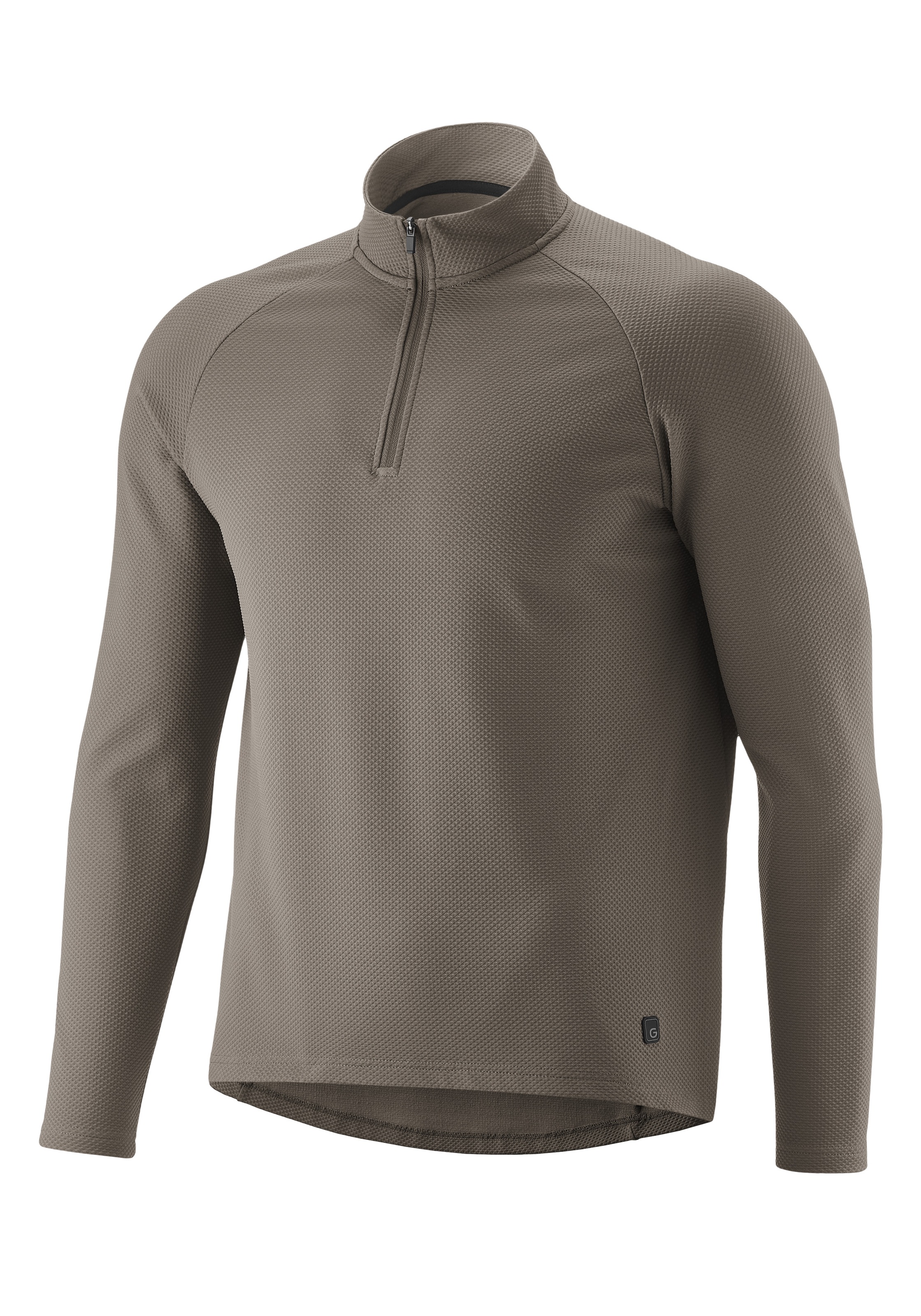 Thumbnail - Gonso Radtrikot "Essential Jersey Longsleeve Therm M" Herren Radtrikot half-zip, langarm Trikot, Semi Fit