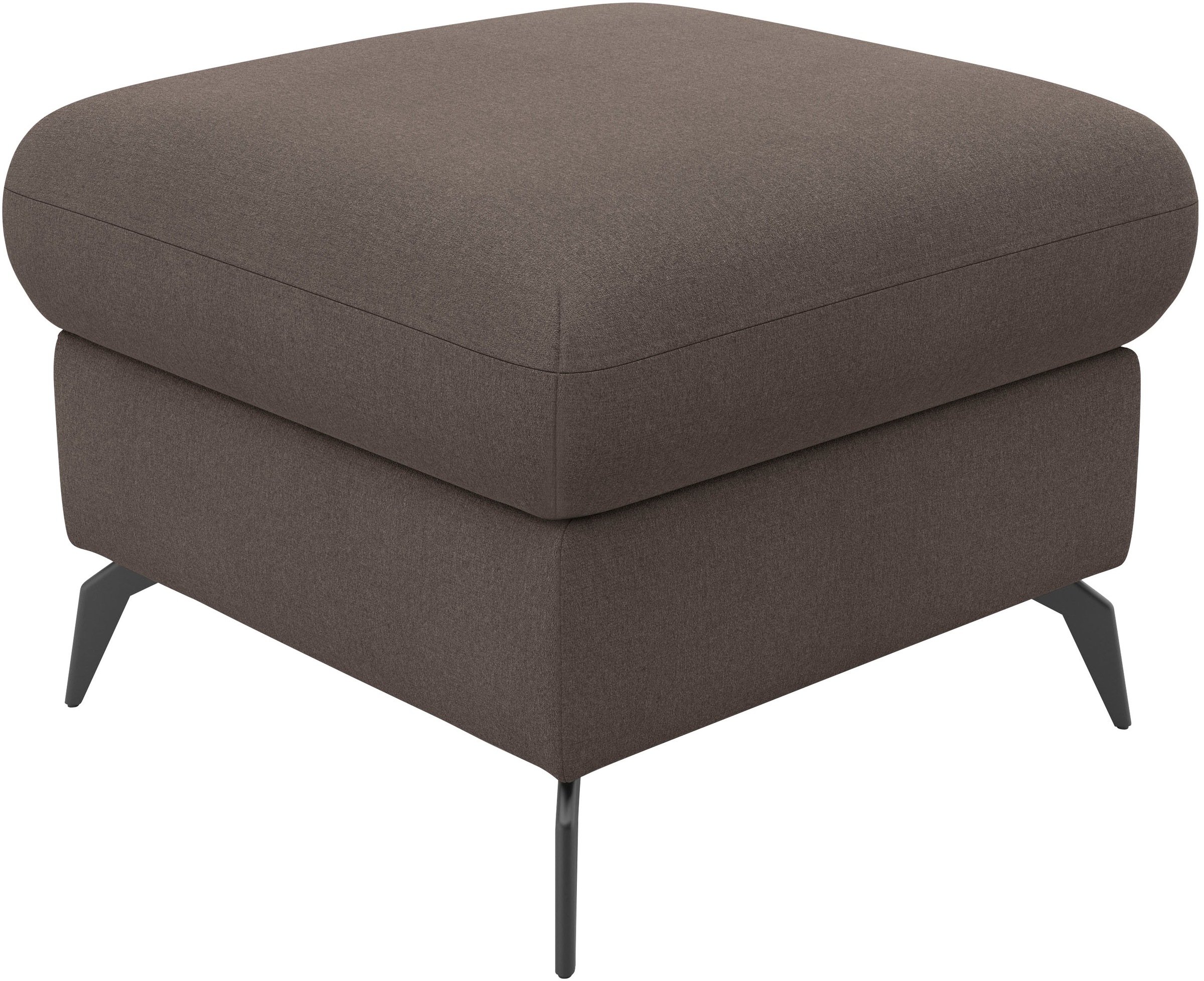 Home affaire Polsterhocker "Rochelle", (1 St.), moderne 15 cm Metallfüße günstig online kaufen