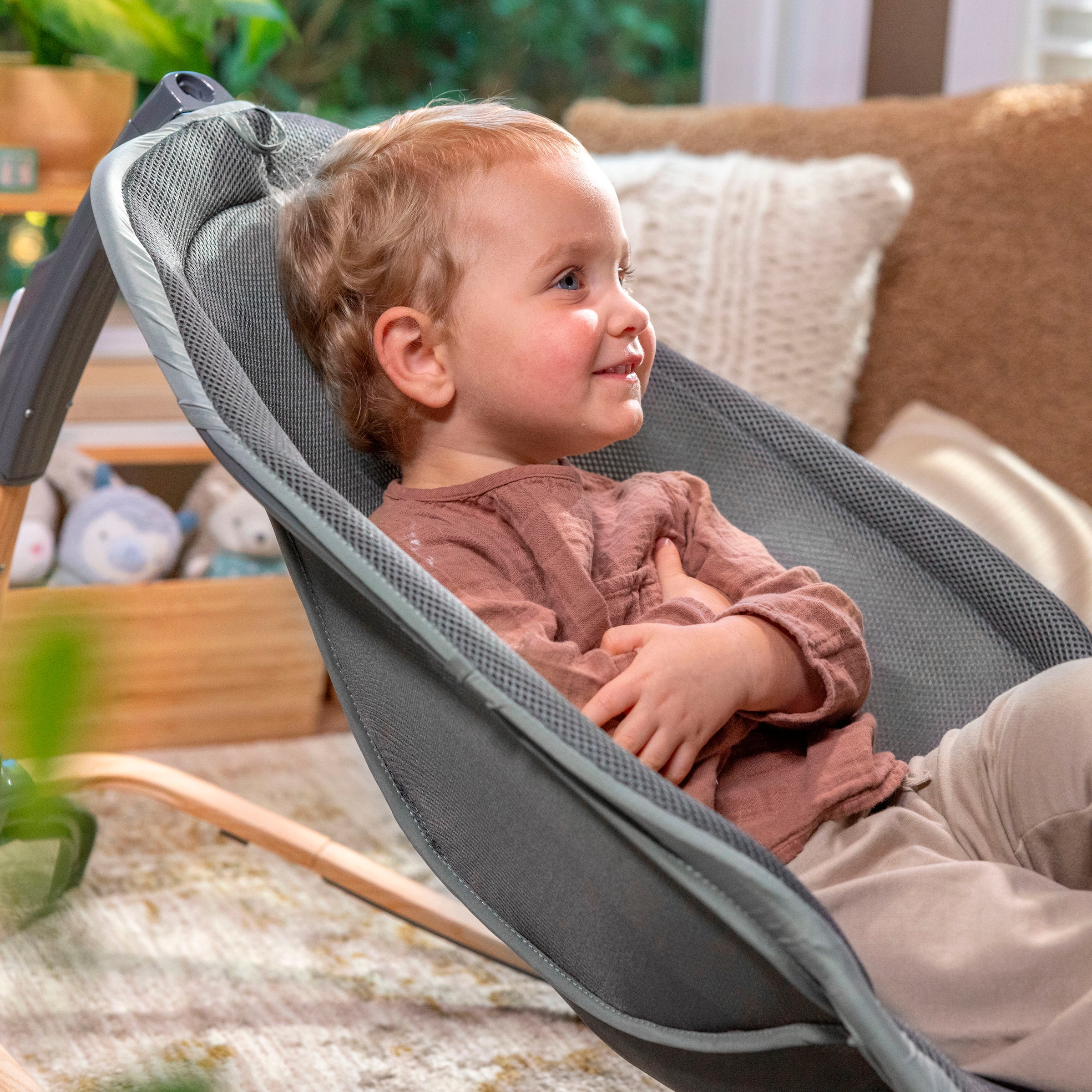 ingenuity Babywippe »Every Season™ Rocking Seat - Wesley™«, bis 18,14 kg, mit Melodien und Geräuschen