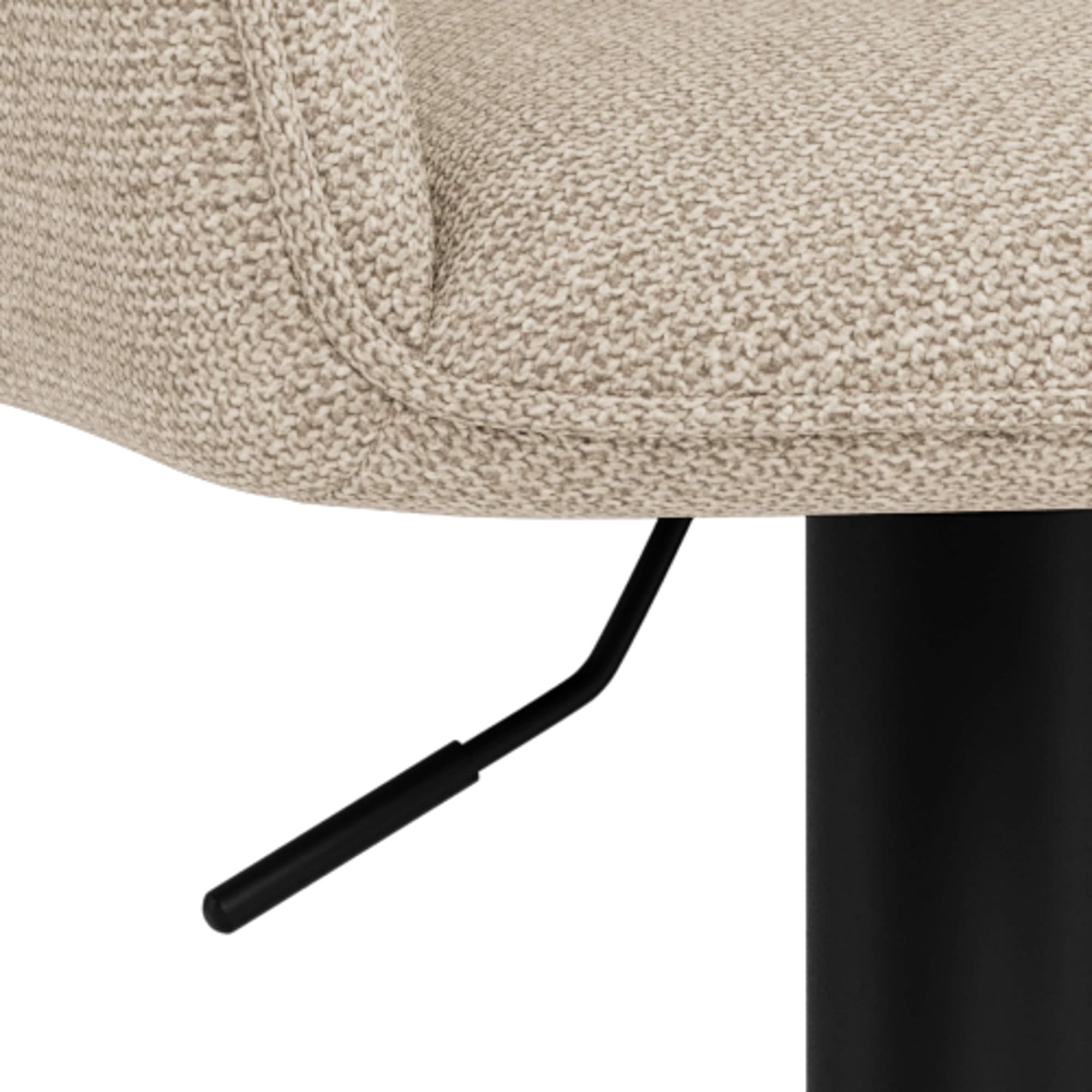 ACTONA GROUP Barhocker »Glenda, Hocker, Barstuhl« 1, 1 Stk. tlg. Stoffpolster, Armlehnen, Gaslift, Drehfunktion, FSC™