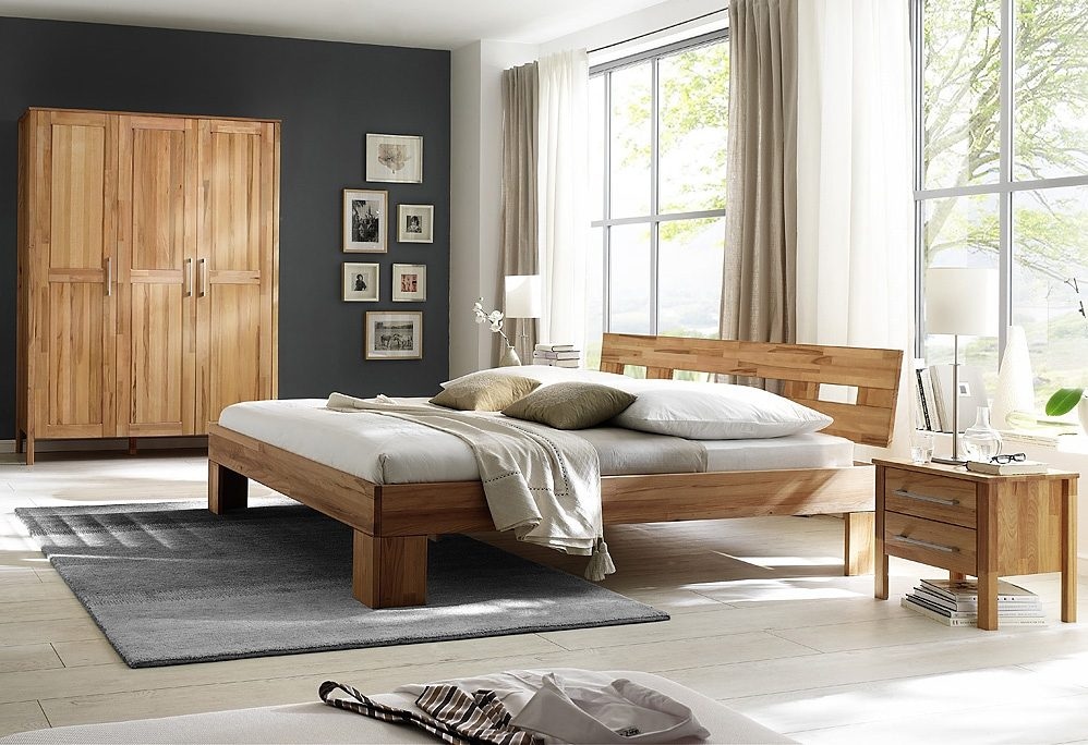 Home affaire Schlafzimmer-Set »Modesty I«, (Set, 4 St.), bestehend aus  einem 140 cm Bett, 3-türigem Schrank bestellen | BAUR