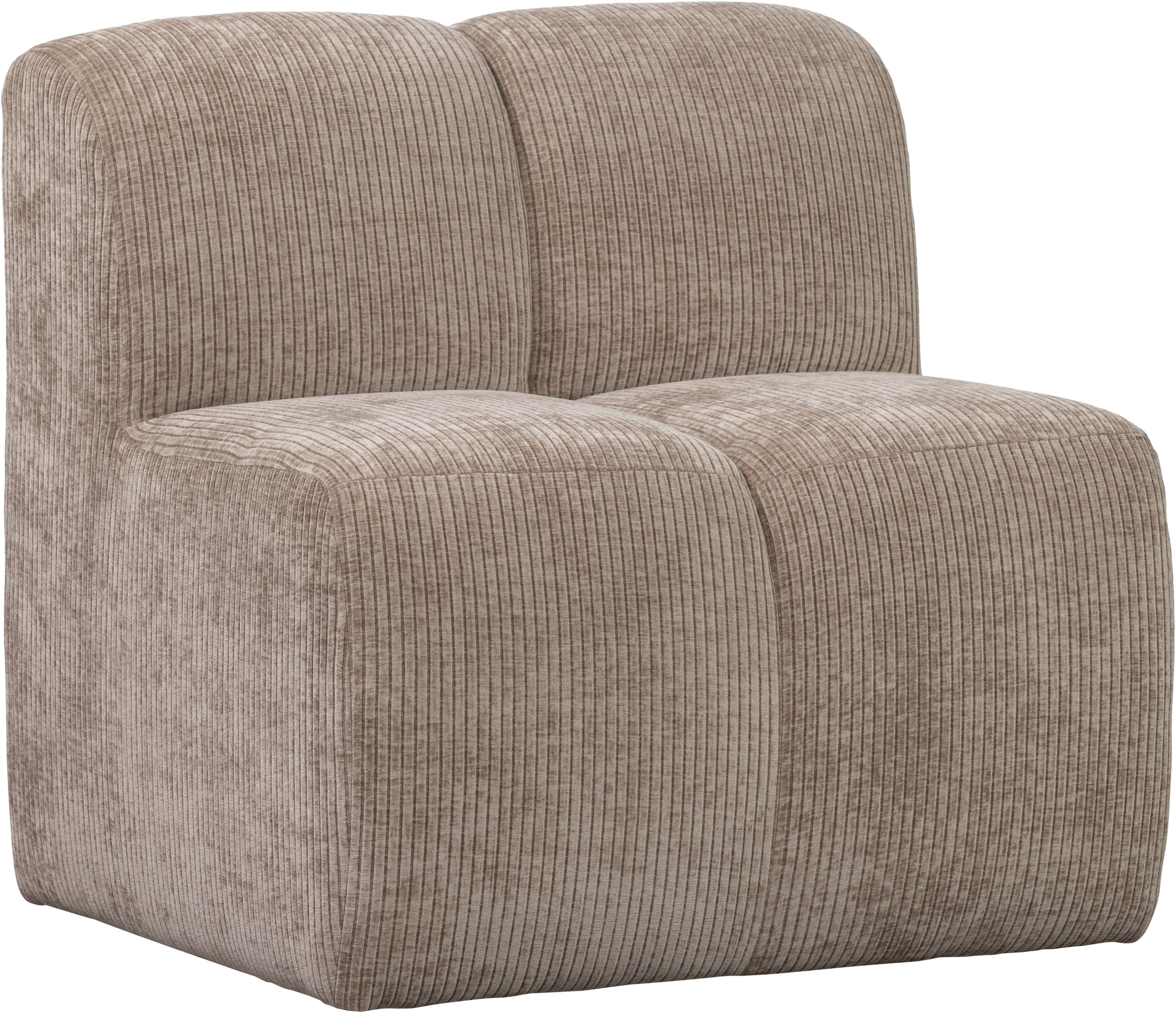 WOOOD Sofa-Mittelelement »Mojo mit Jacquard-Rippenbezug B 84 x T 73 x H 83 cm« Ausgezeichnete Verschleißfestigkeit, kombinierbar, Tragkraft 120 kg