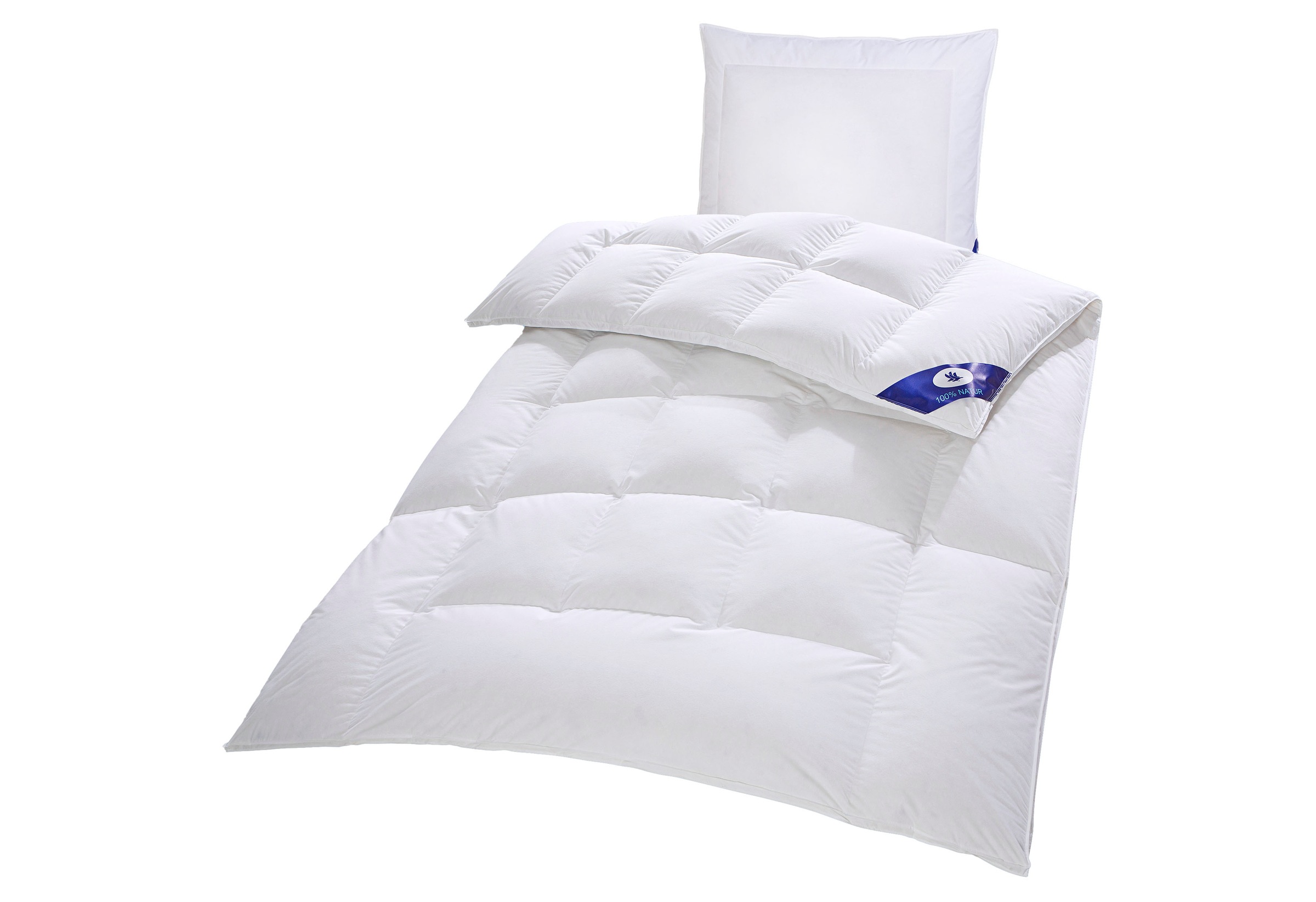 Otto Keller Daunenbettdecke + Kopfkissen "Anna" mit Körperzonensteppung günstig online kaufen