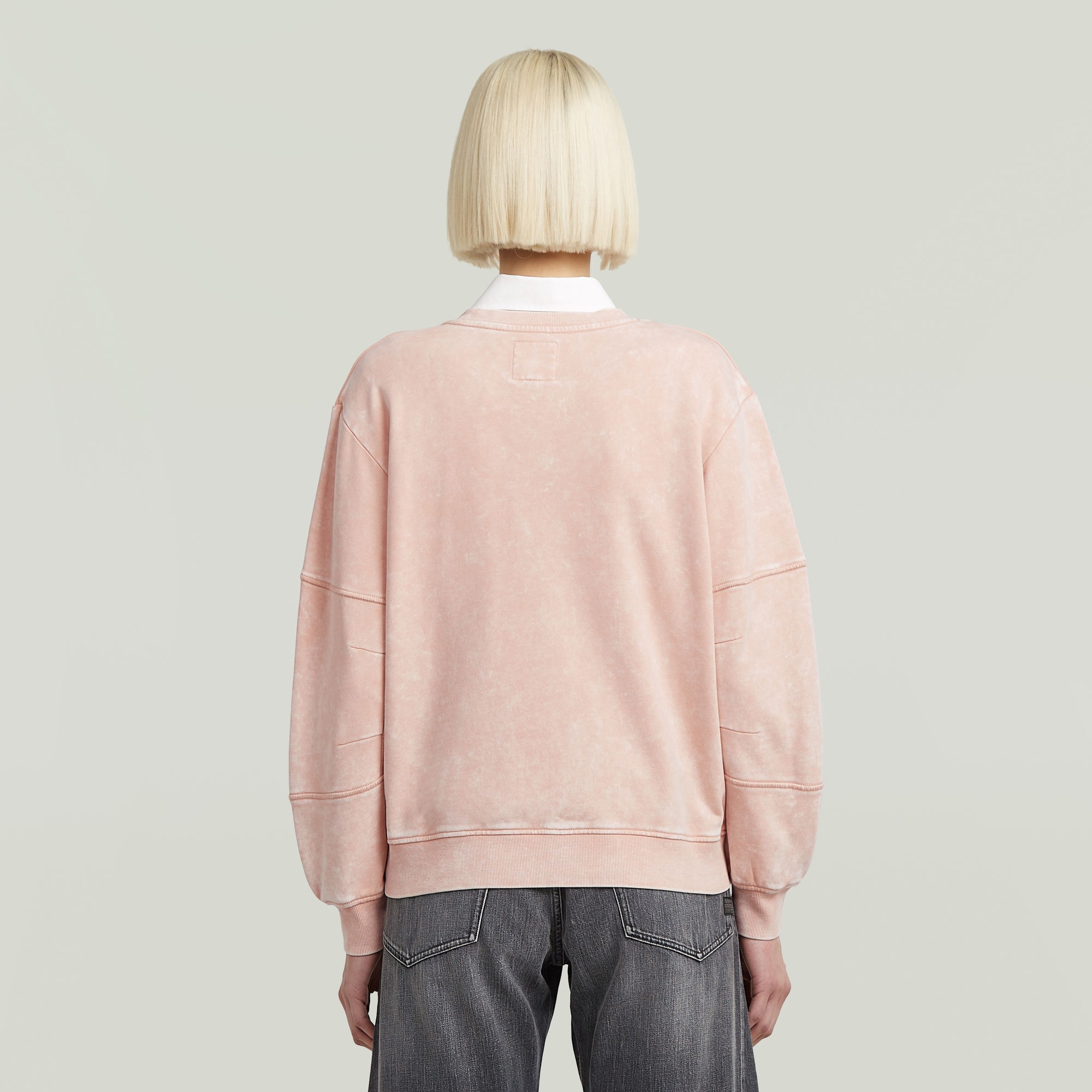 G-STAR Sweatshirt »Washed 3D Sleeve A line«, in Rundhalsform