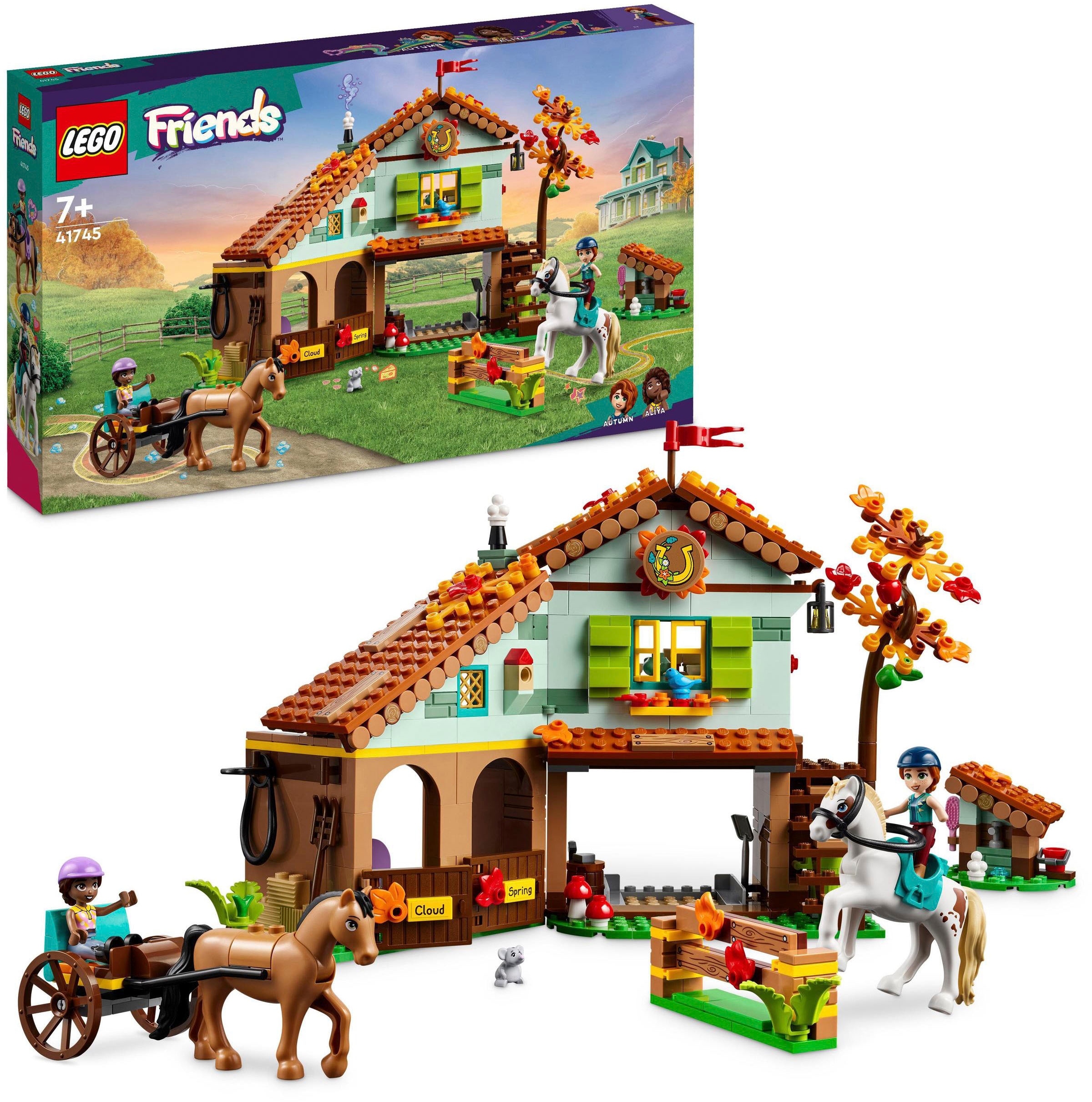 LEGO® Konstruktionsspielsteine »Autumns Reitstall in (545 BAUR LEGO® Europe Made (41745), | St.), Friends«