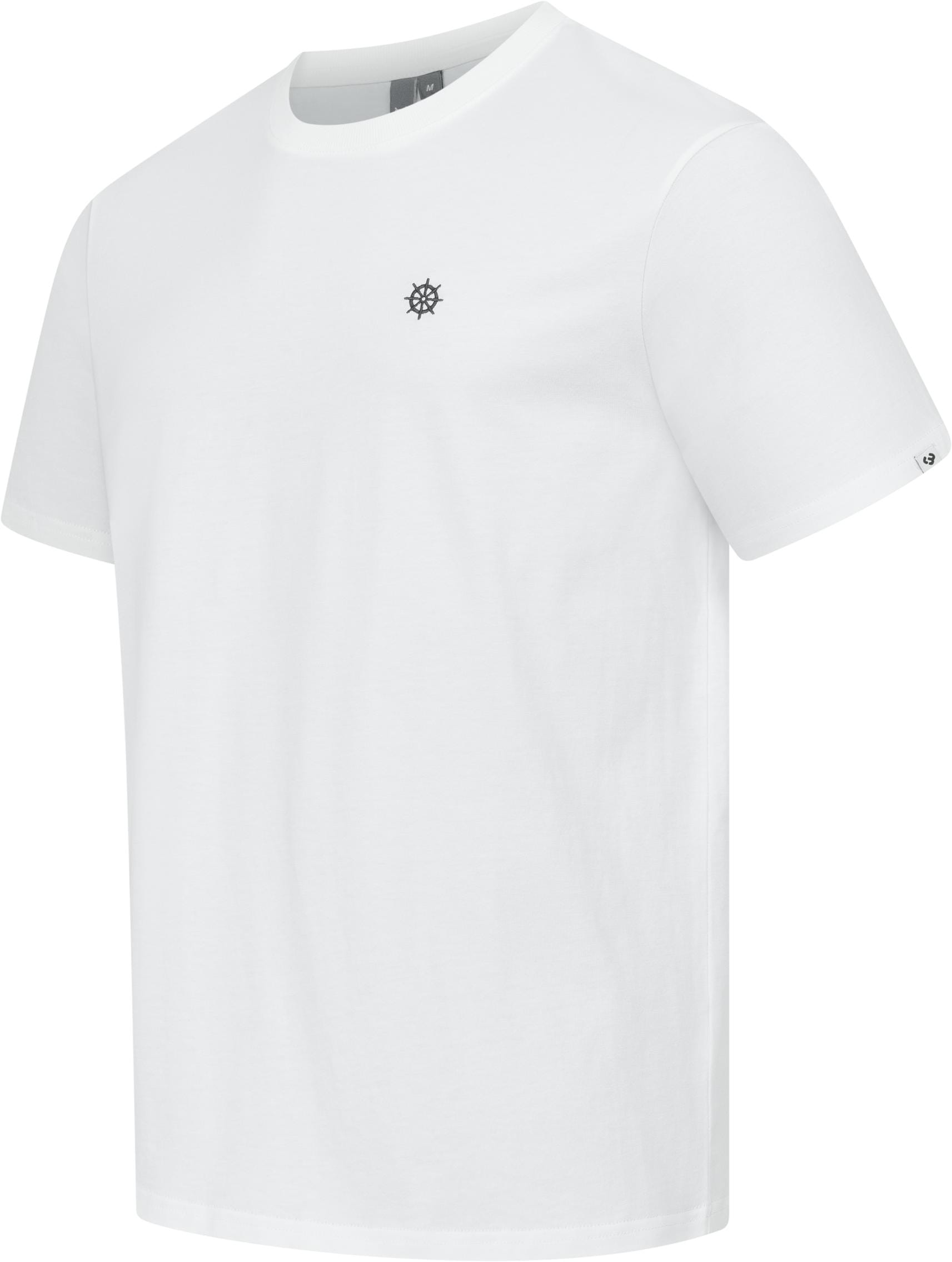 Ragwear T-Shirt »Samms H Gots YOUMODO« Kurzärmliges Shirt mit Kapitän-Stickerei