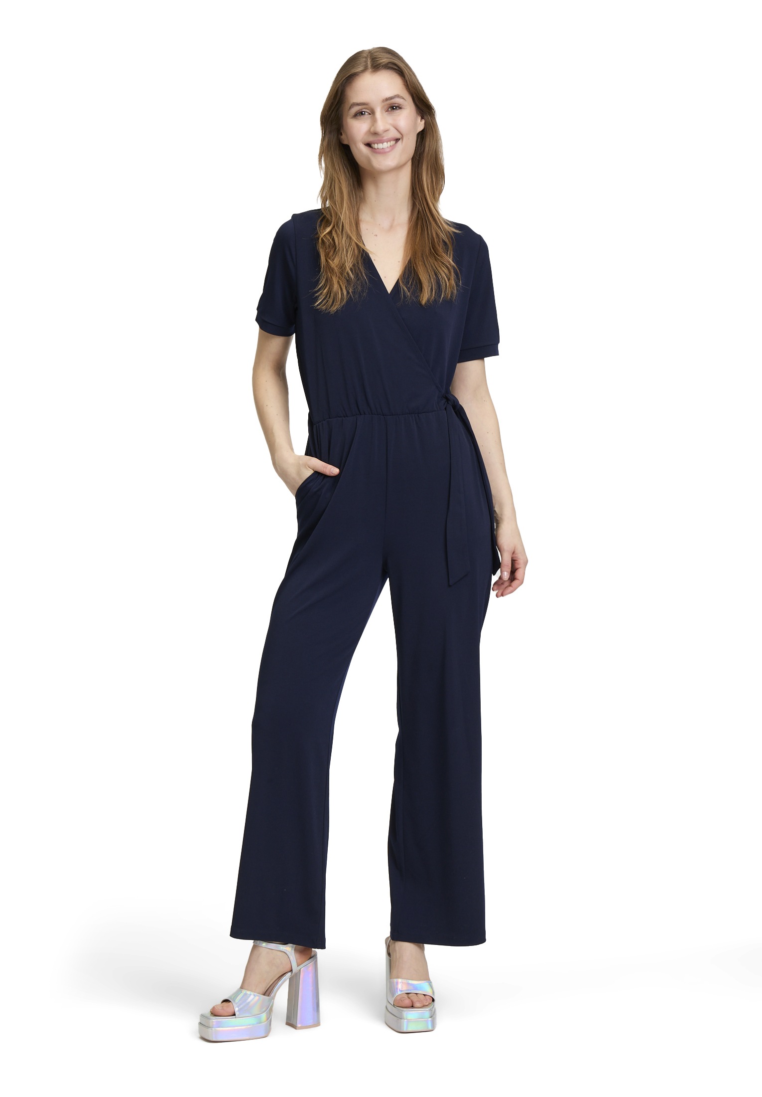 Cartoon Overall "Damen Jumpsuit mit Bindegürtel", 1 Stk. Design günstig online kaufen