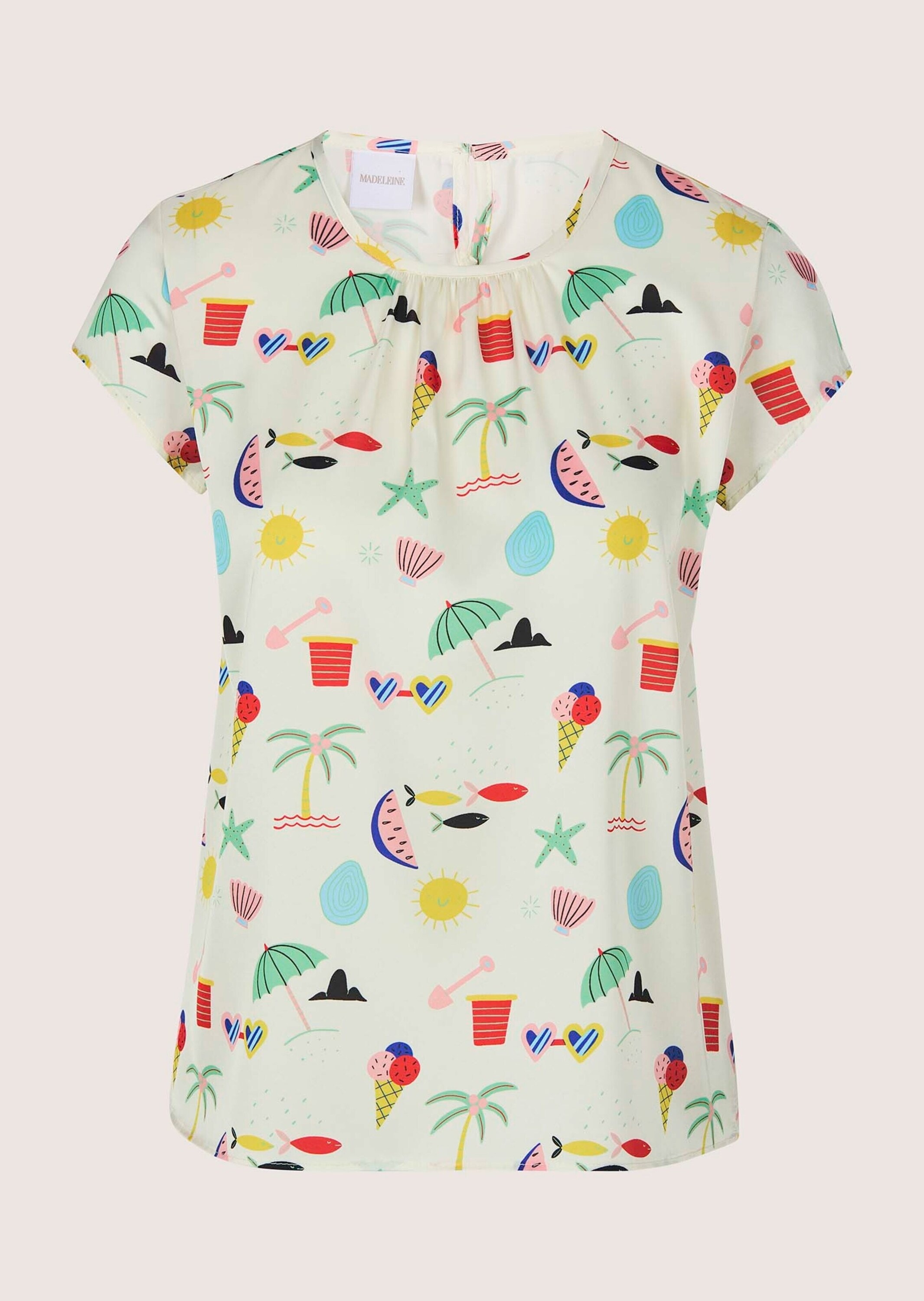 MADELEINE Shirtbluse "Blusenshirt Druckbluse mit sommerlichem Print" günstig online kaufen