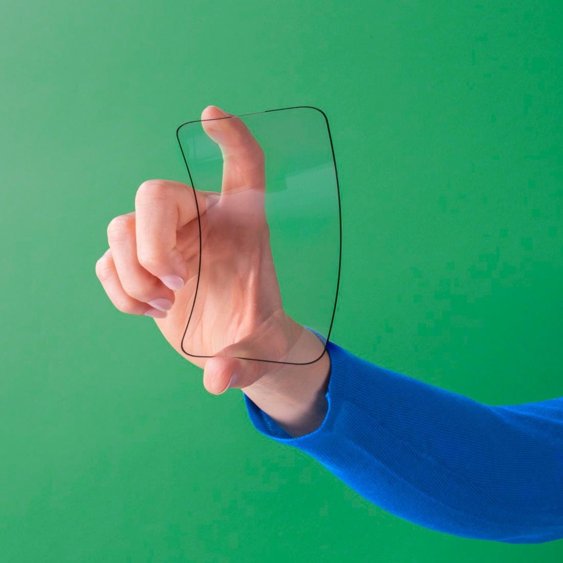 Hama Displayschutzglas »Handy-Schutzglas "Super Hybrid" für Apple iPhone 17, Montagehilfe« High-End-Schutzglas mit D3O®-Lizenz