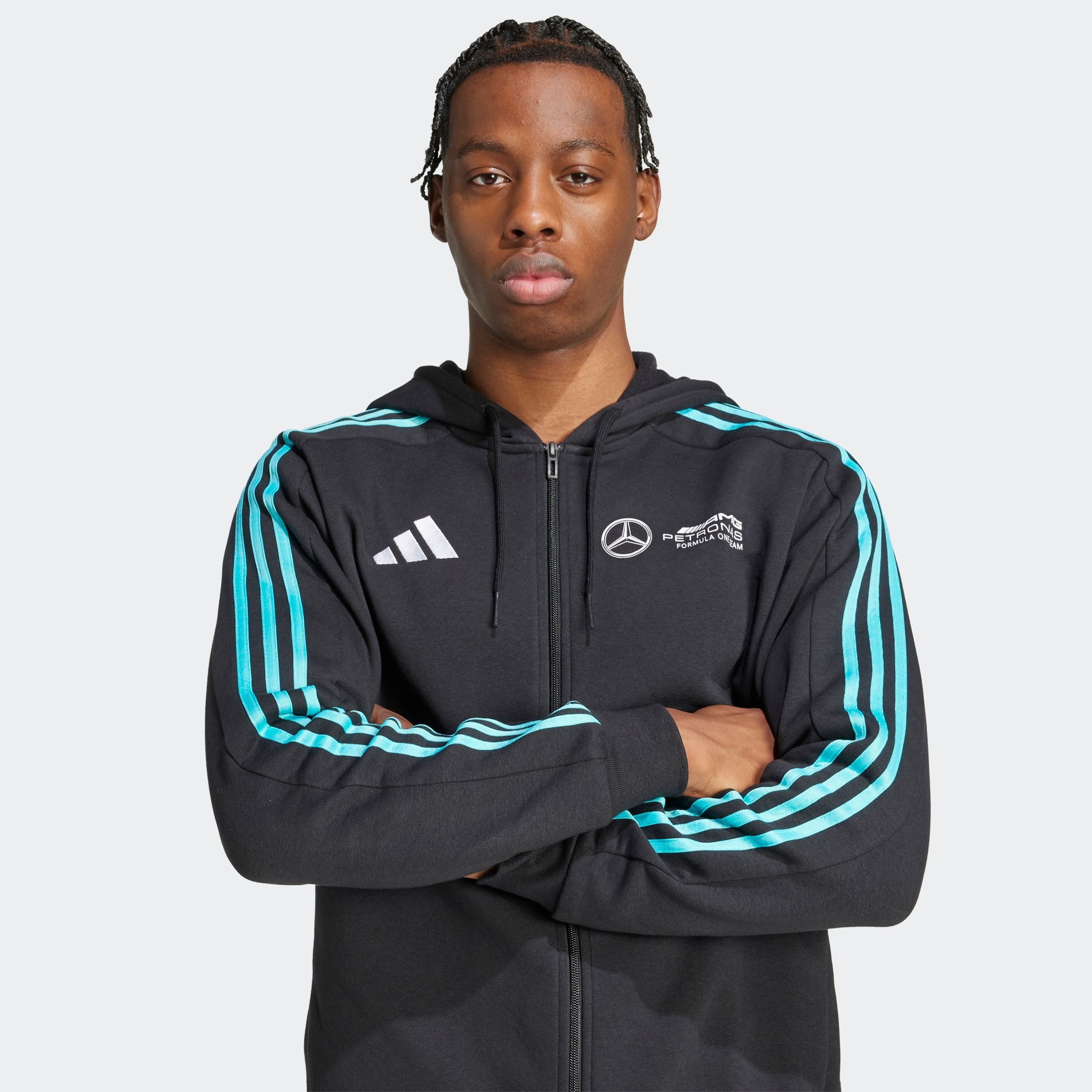 adidas Performance Kapuzensweatshirt »MER DNA FZ HD M«, Mercedes AMG Männer Motorsport
