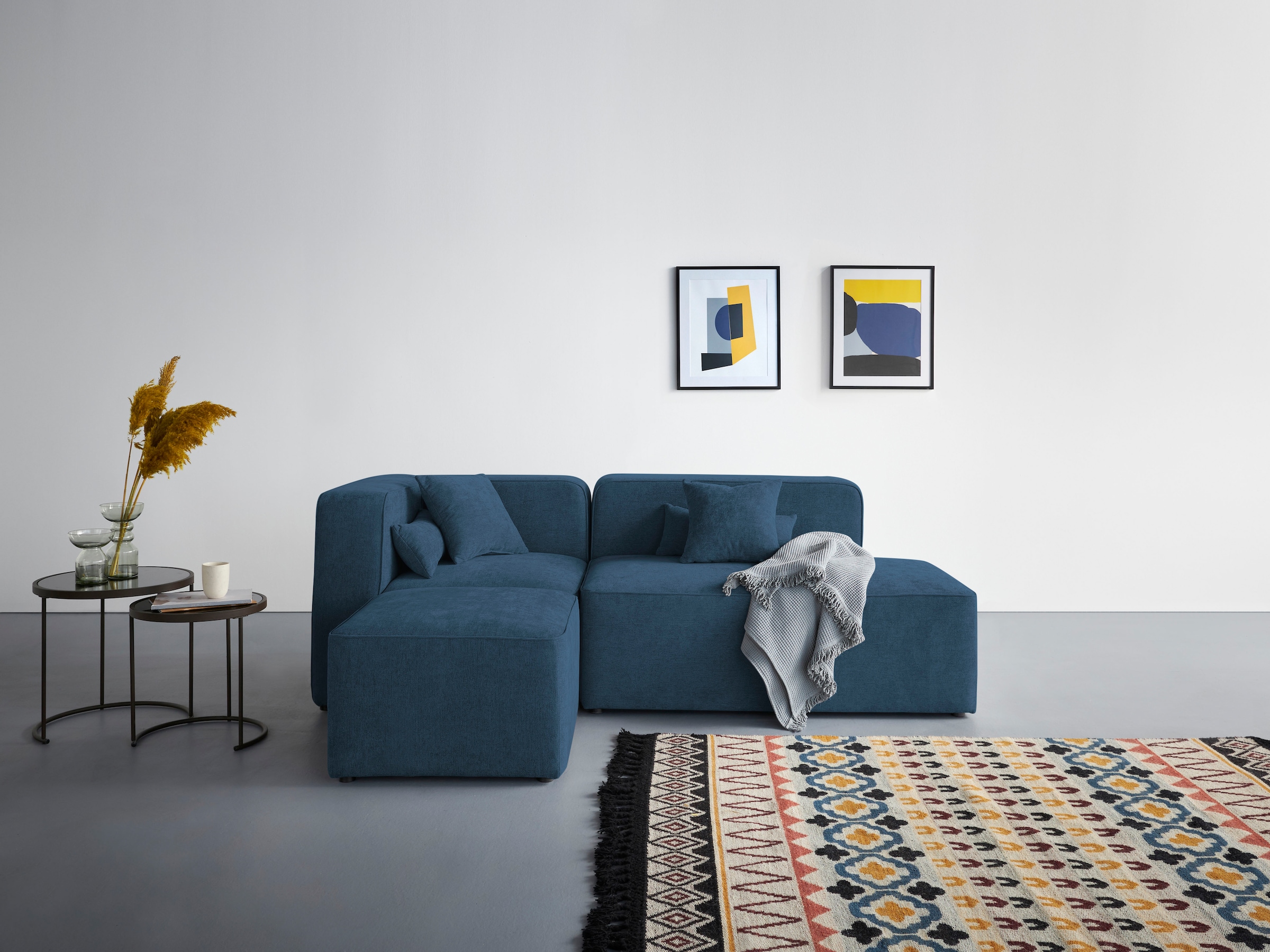 Home affaire Ecksofa "Sundstrup L-Form" Modulserie, individuelle Zusammenst günstig online kaufen
