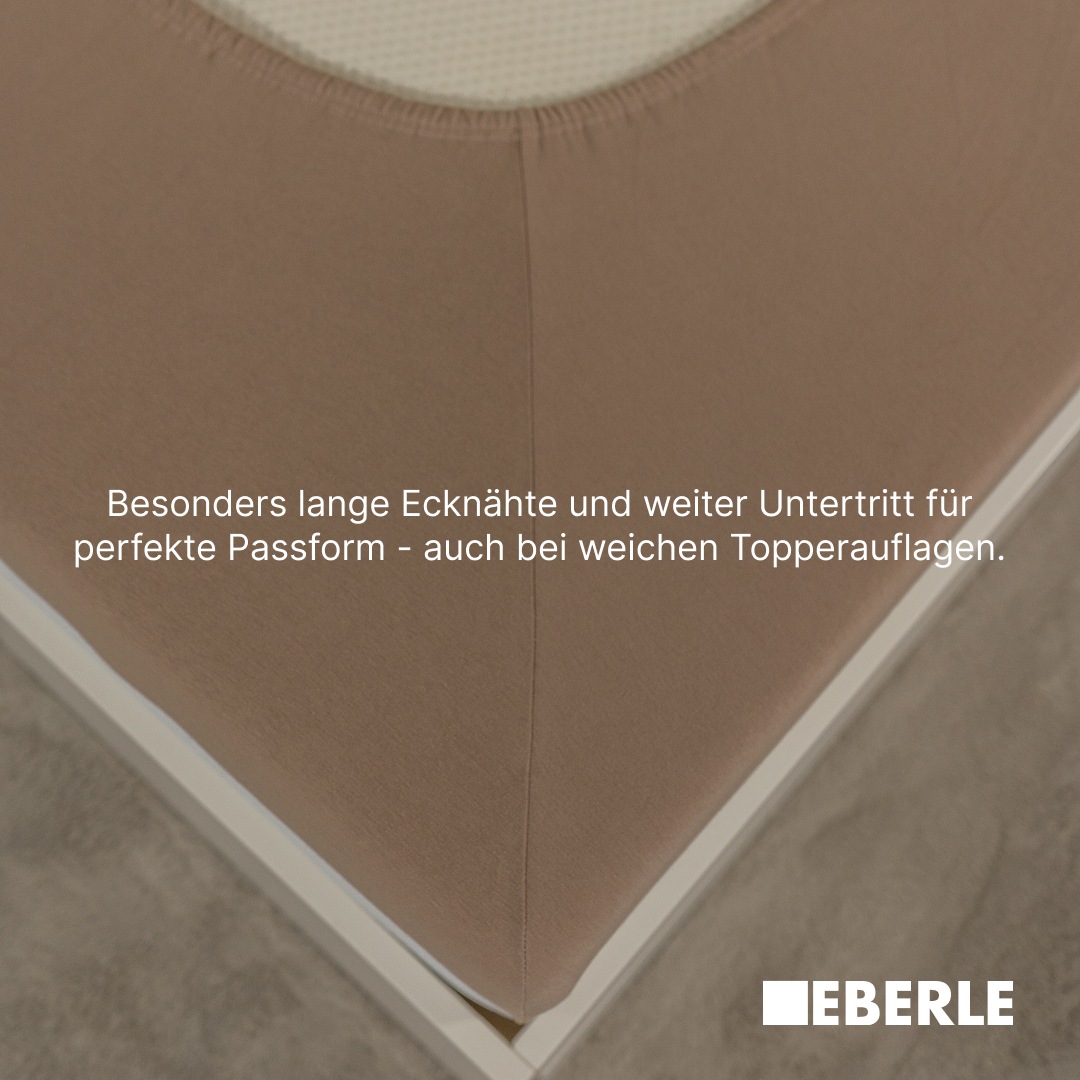 Thumbnail - bellana Spannbettlaken "bellana exclusiv Topper aus 100% Mako-Baumwolle, 150 g/m²" feinste Mako-Baumwolle, für Topper bi...