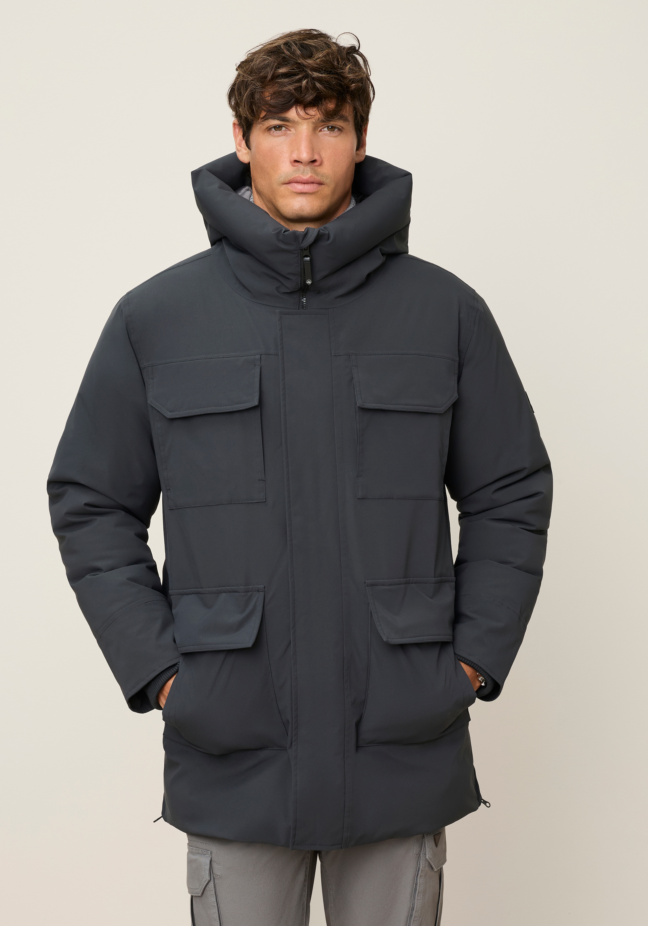 Polarino 1100000002199 mit Kapuze Ideal für den Winter mit großen Taschen und Kapuze