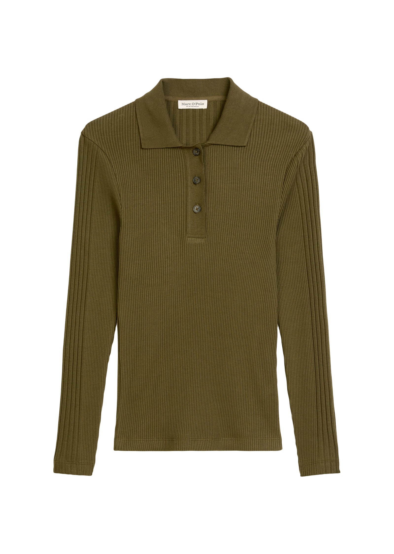 Marc O'Polo Langarm-Poloshirt »aus Organic Cotton Jersey«