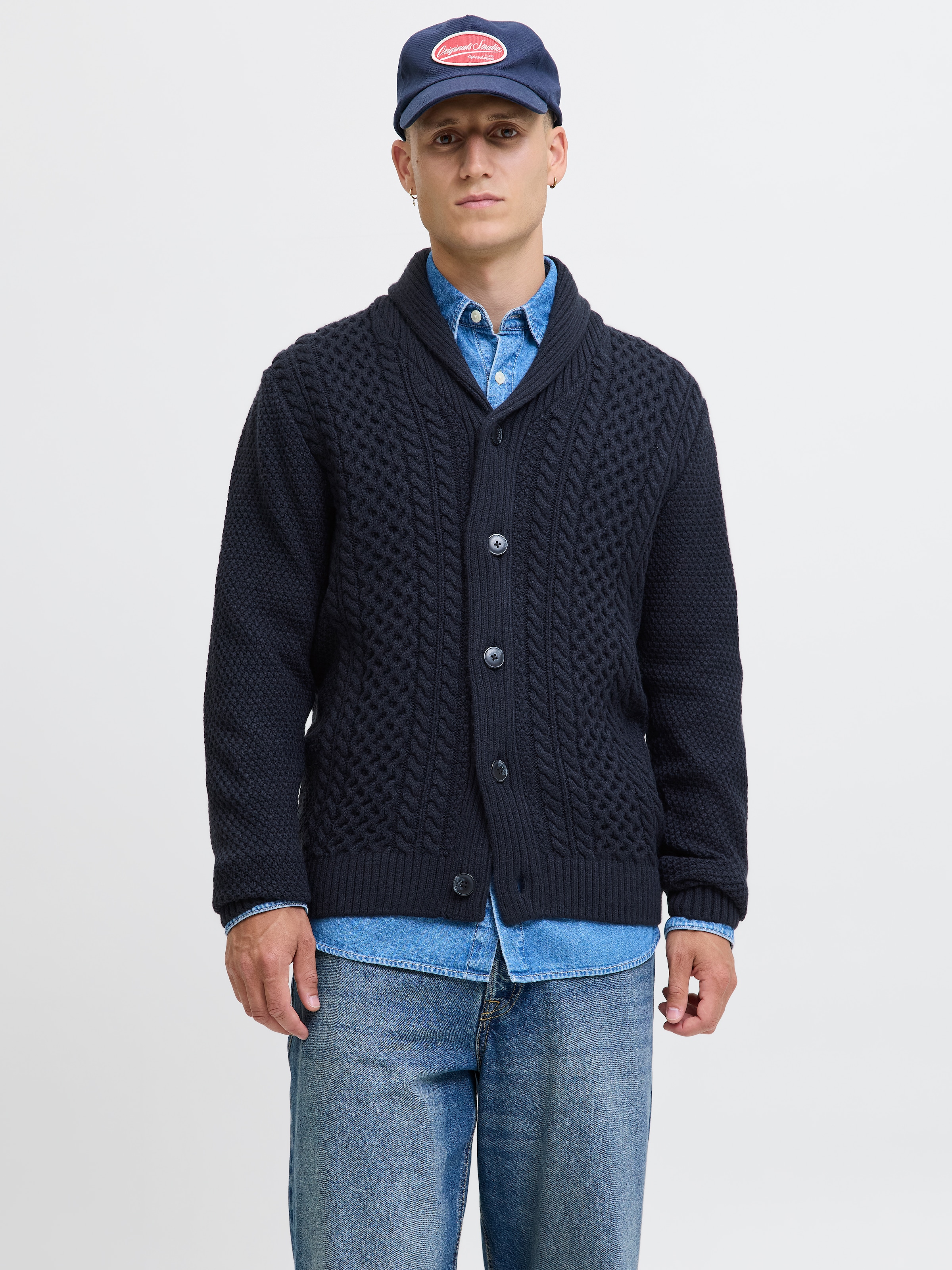 Jack & Jones Strickpullover "JJPAUL KNIT SHAWL CARDIGAN" günstig online kaufen