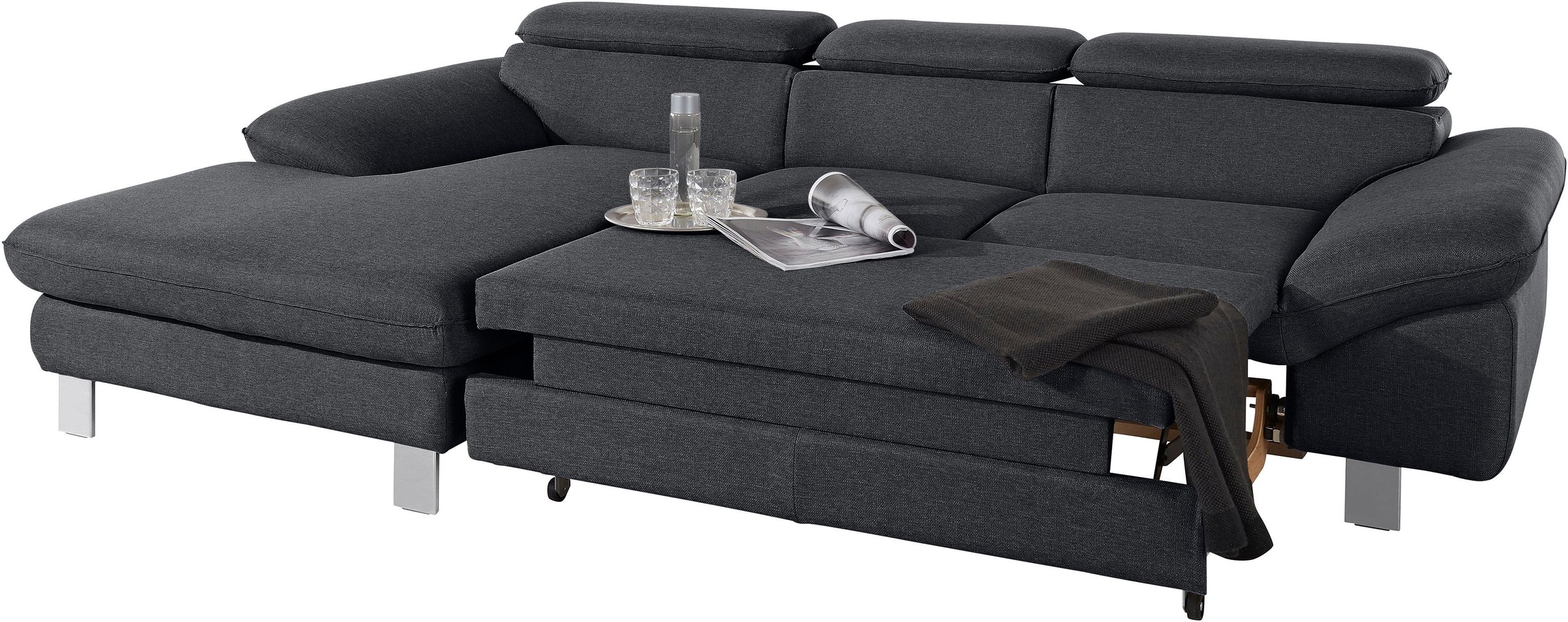 Thumbnail - COTTA Ecksofa "Driver L-Form", mit Kopfteilverstellung, wahlweise mit Bettfunktion & Bettkasten