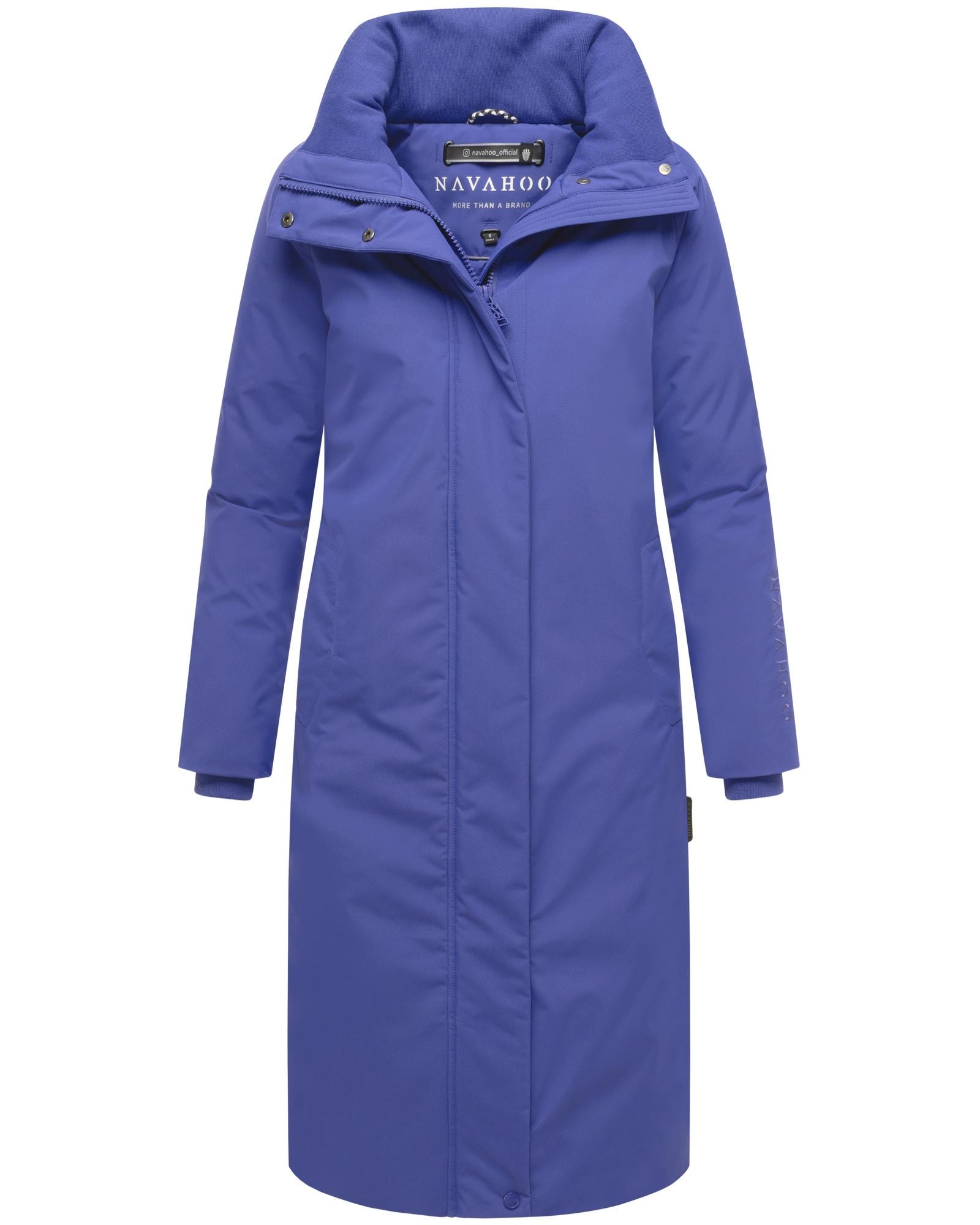 Navahoo Wintermantel »Traumblüte 14«, Warmer Parka mit Stehkragen