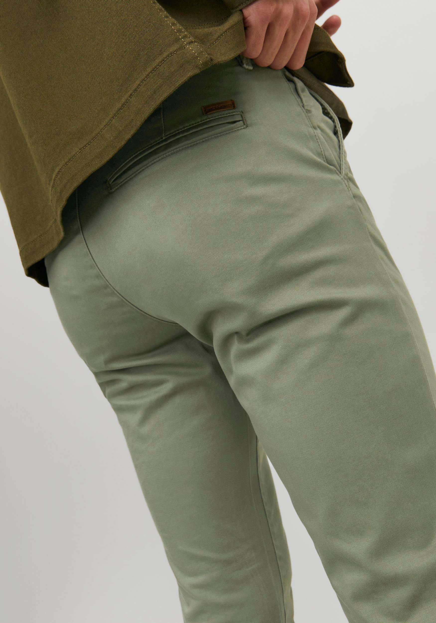 Thumbnail - Jack & Jones Chinos "JPSTMARCO mit Stretchkomfort und schmalem Bein" mit Reißverschluss