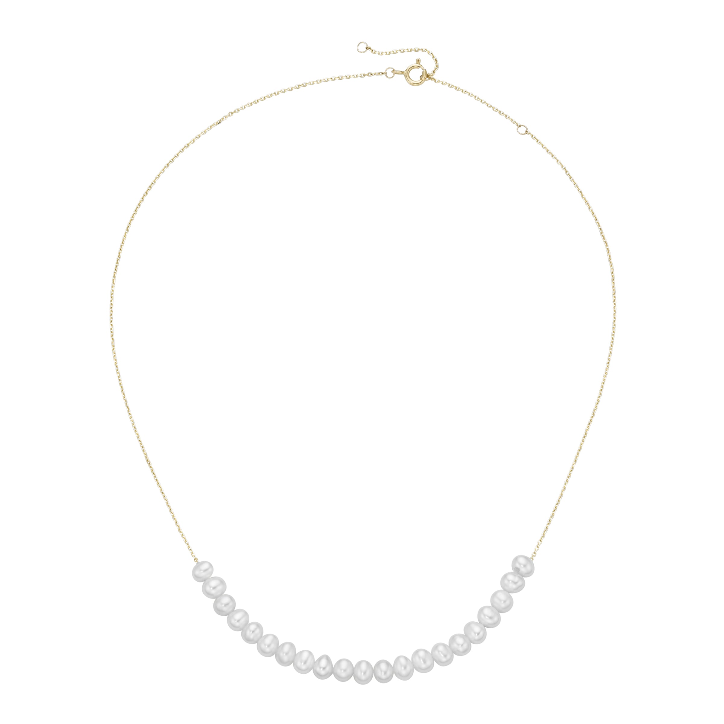 Luigi Merano Goldkette »mit Süßwasser Perlen, Gold 585«