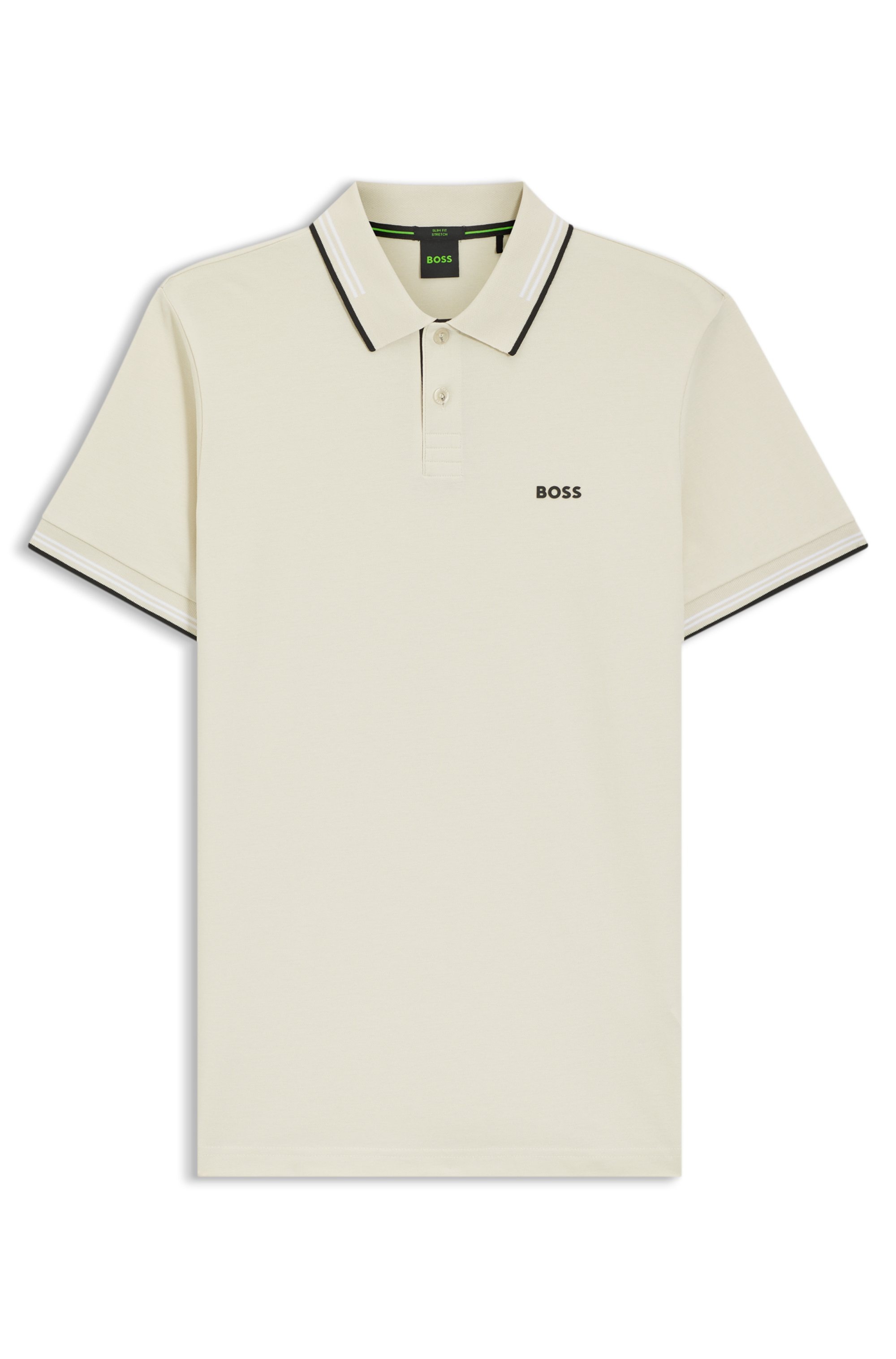 BOSS Green Paul Polo Shirt White XXL 3