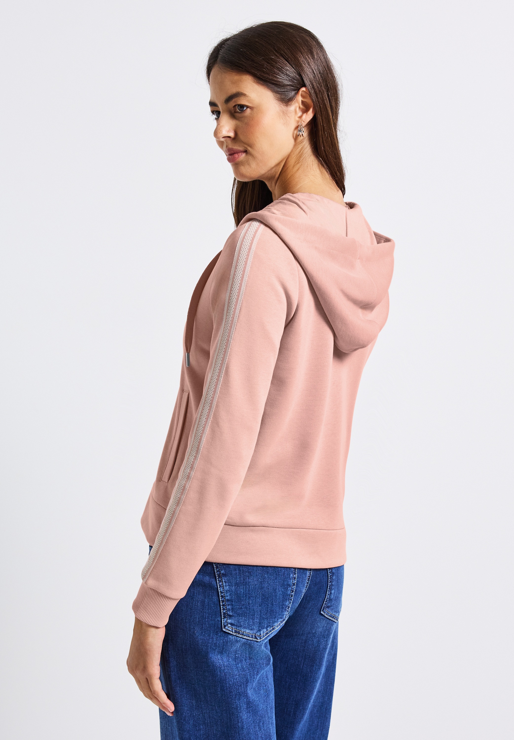 STREET ONE Sweatjacke, im soften Baumwoll-Mix günstig online kaufen