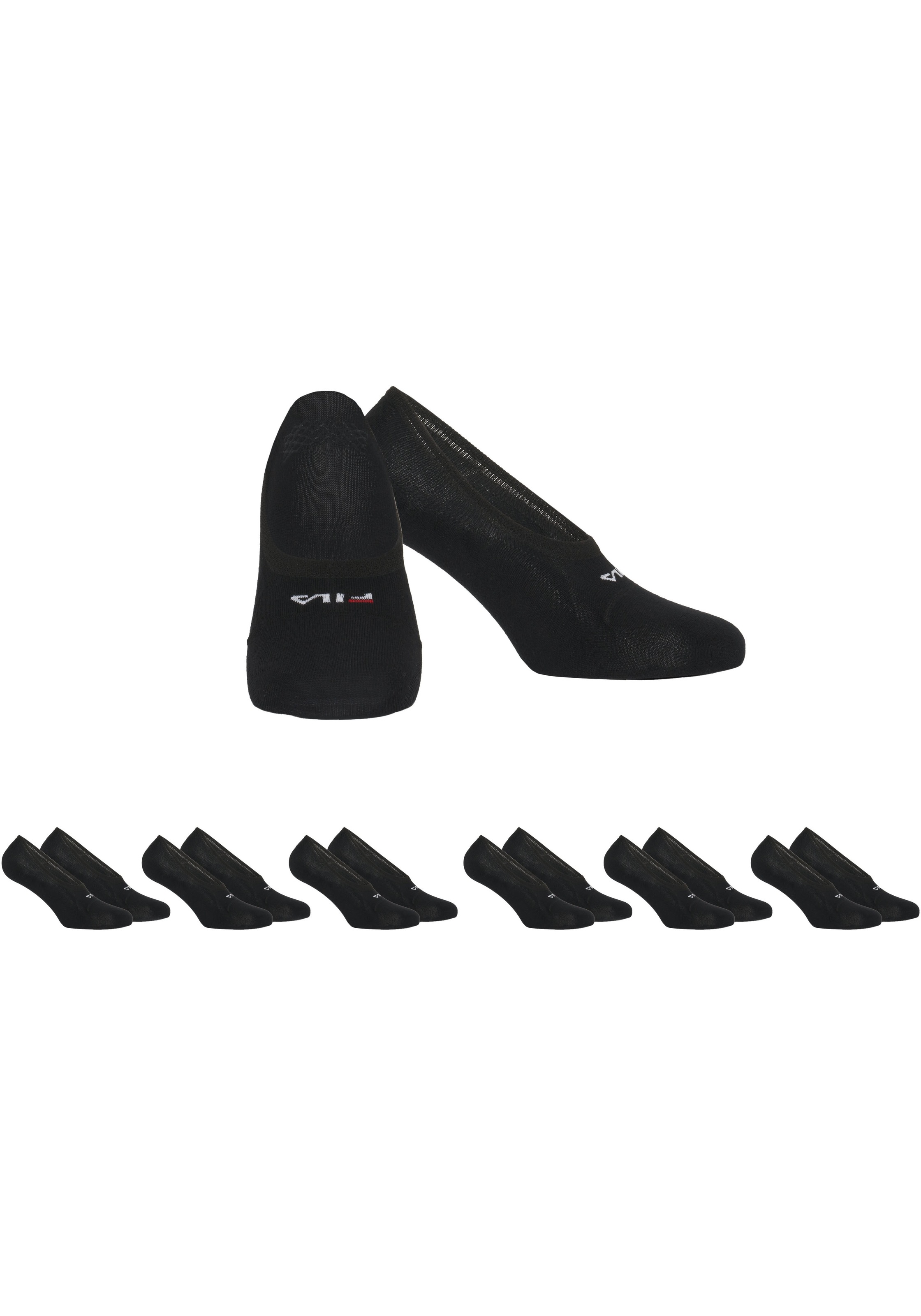 Fila Füßlinge "UNISEX GHOST SOCKS" 6 Paar, mit Logo-Schriftzug, Silikonstre günstig online kaufen