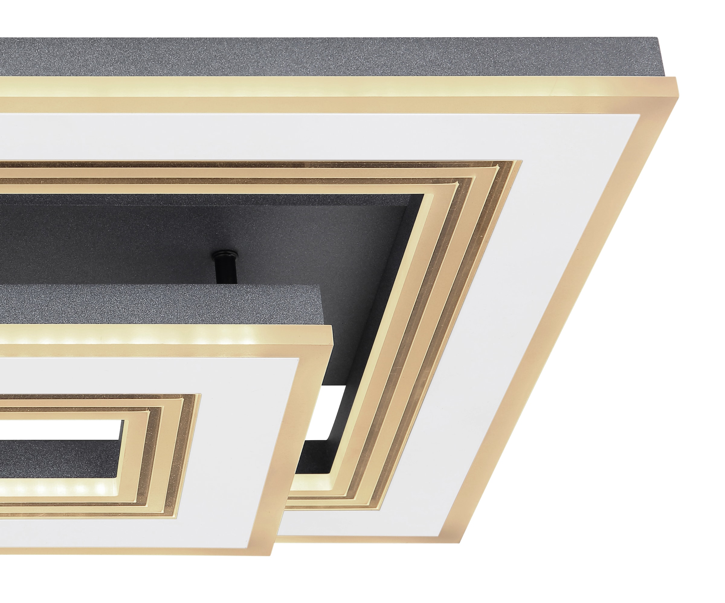 GLOBO LIGHTING LED Deckenleuchte »JACK«, Leuchtmittel LED-Modul | LED fest integriert, Deckenlampe/quadratisch/Wohnzimmer/Schlafzimmer/modern