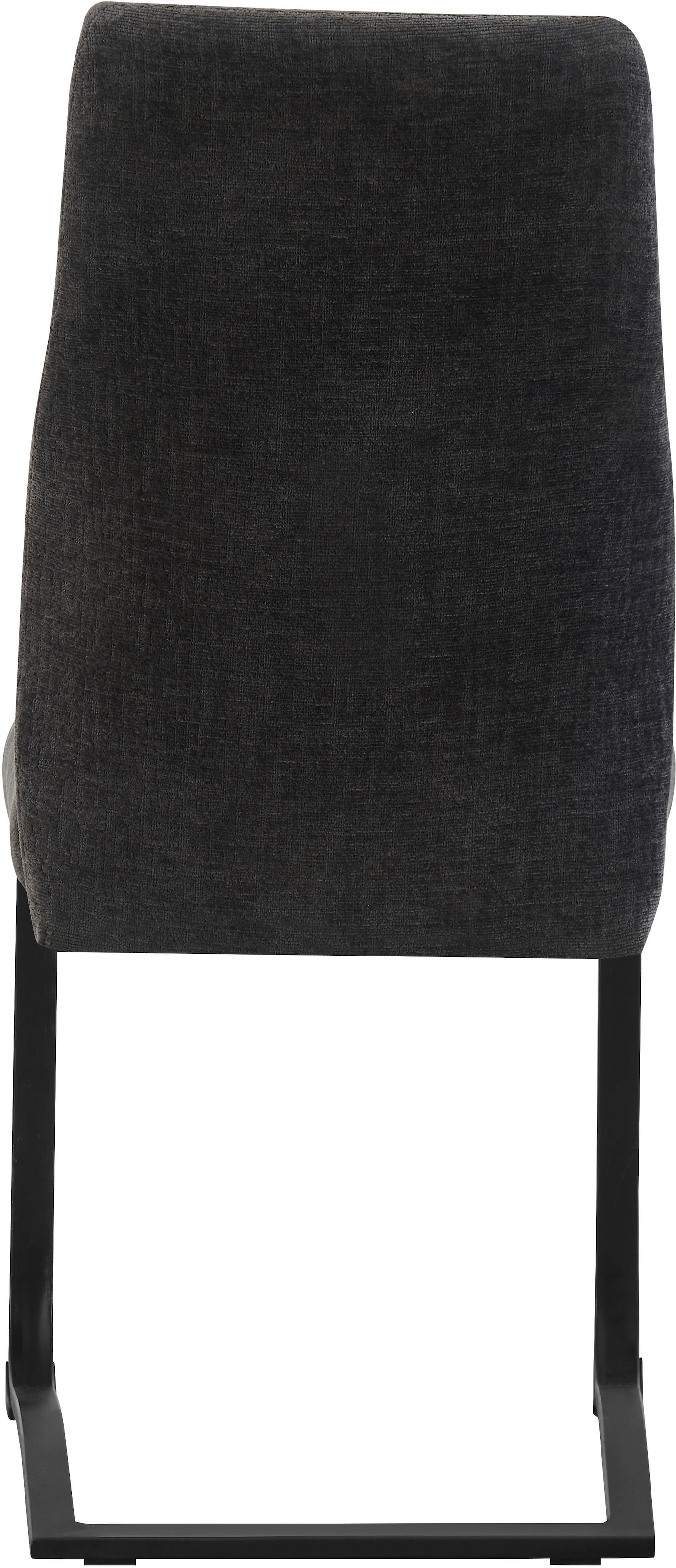 Home affaire Esszimmerstuhl »VERNON, 2er Set, mit Metallgestell in matt schwarz« (Set) 2 Stk.in verschiedenen Farben, Belsatbarkeit pro Stuhl 120 kg