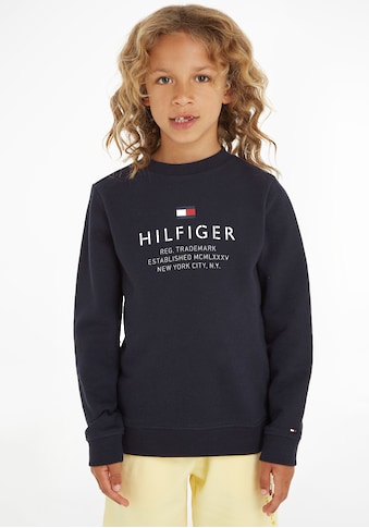 TOMMY HILFIGER Sportinio stiliaus megztinis »TH LOGO ...